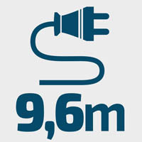 dĺžka kábla 9,6m