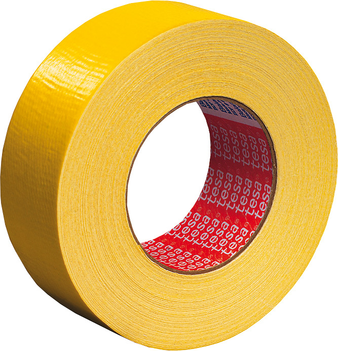 Páska lepiaca textilná 4662, 48mmx50m, nosič textil, žltá, Tesa
