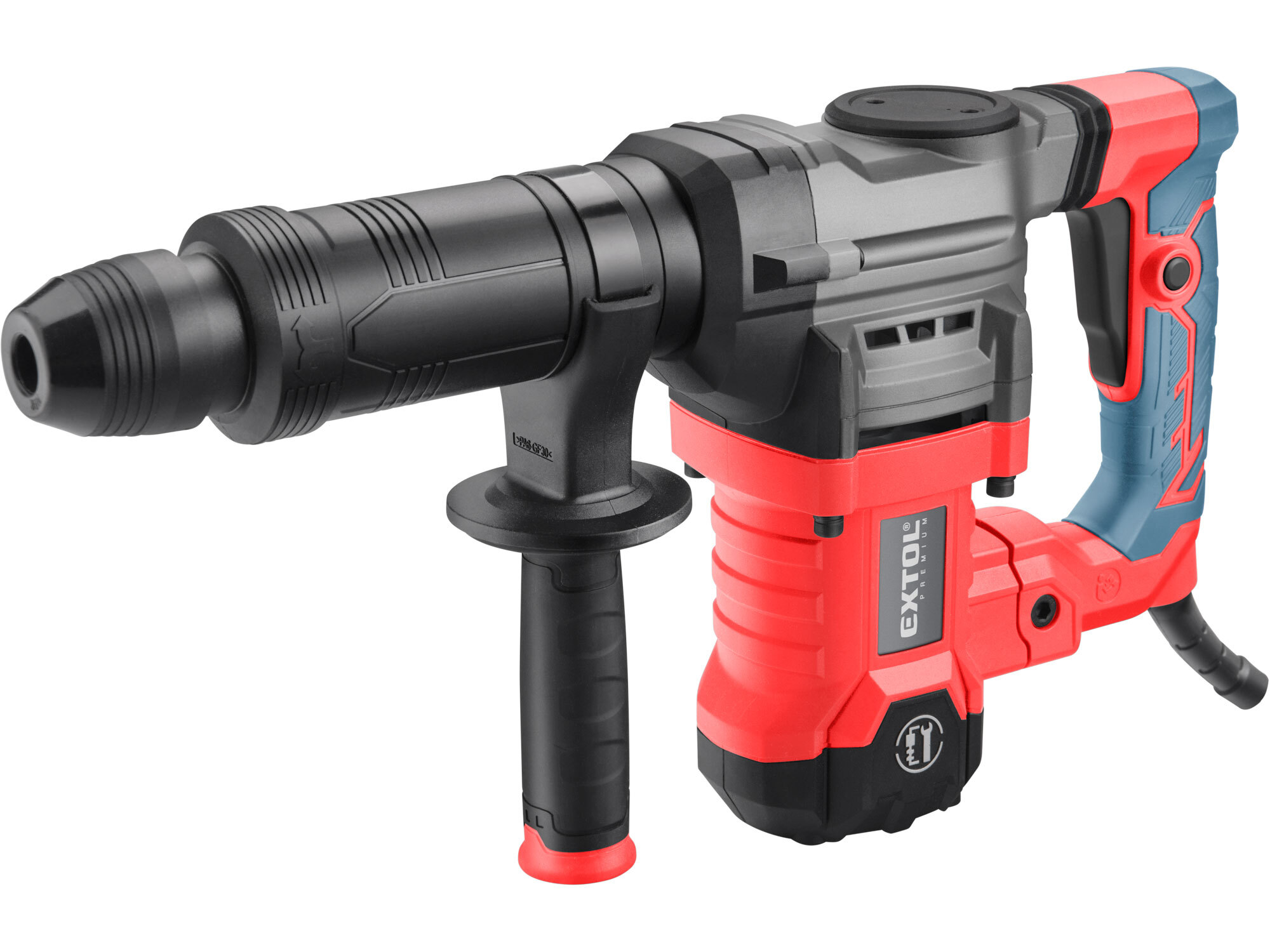 Kladivo sekacie, SDS-max, príkon 1300W, energia úderu 15J, EXTOL PREMIUM