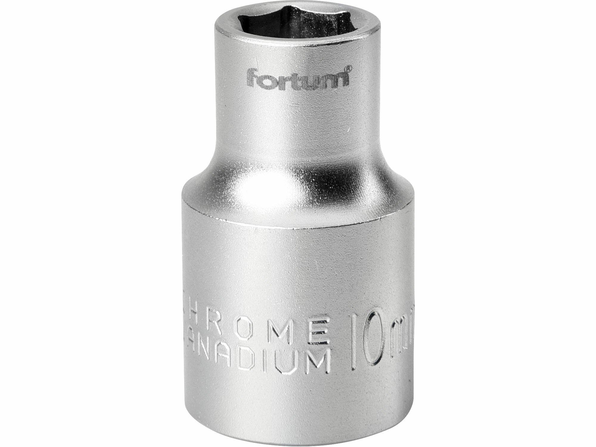 Hlavica nástrčná, 10mm, 1/2”, FORTUM
