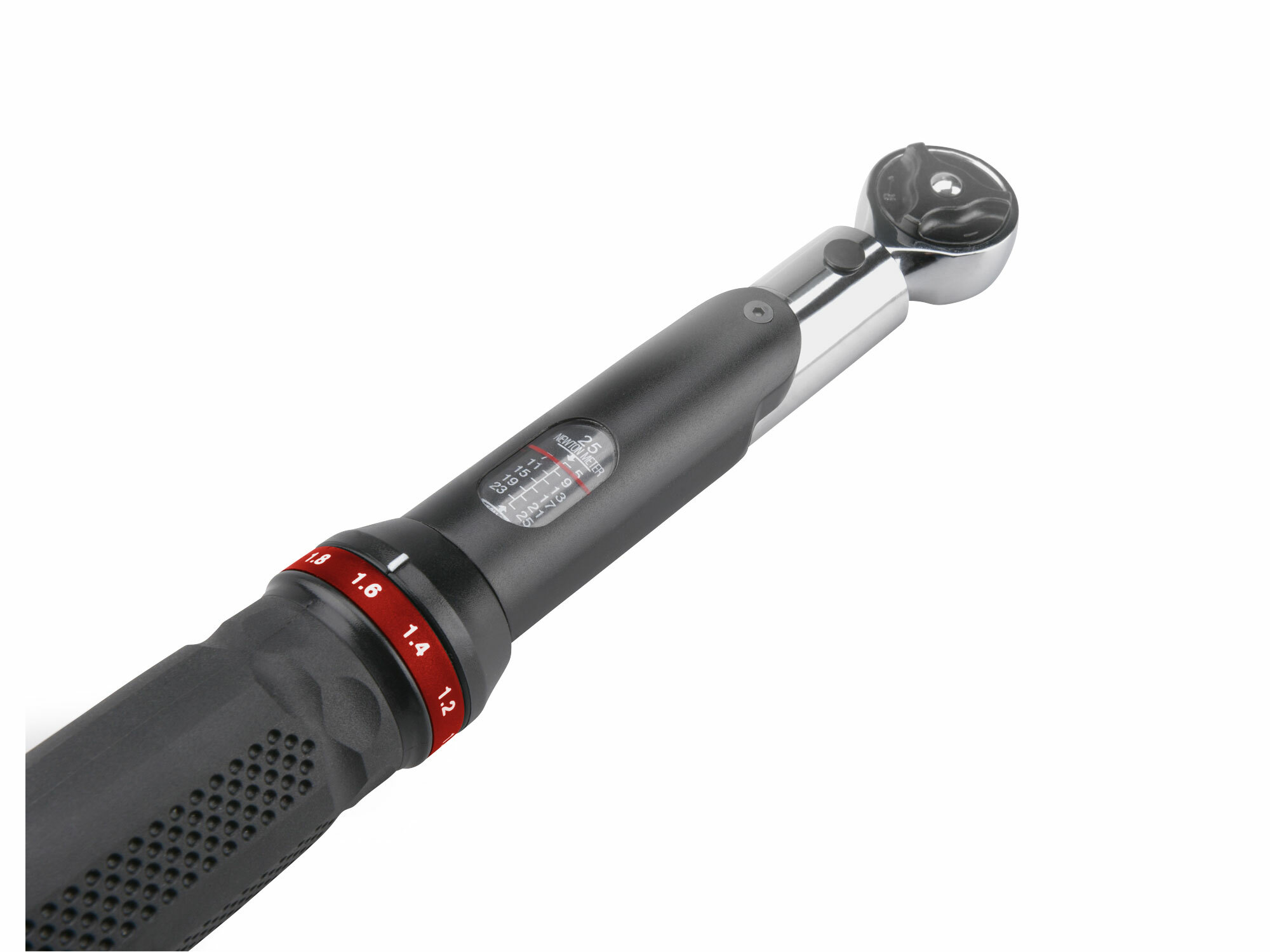 Kľúč momentový so stupnicou, 1/4", 5-25Nm, dĺžka 300mm, FORTUM