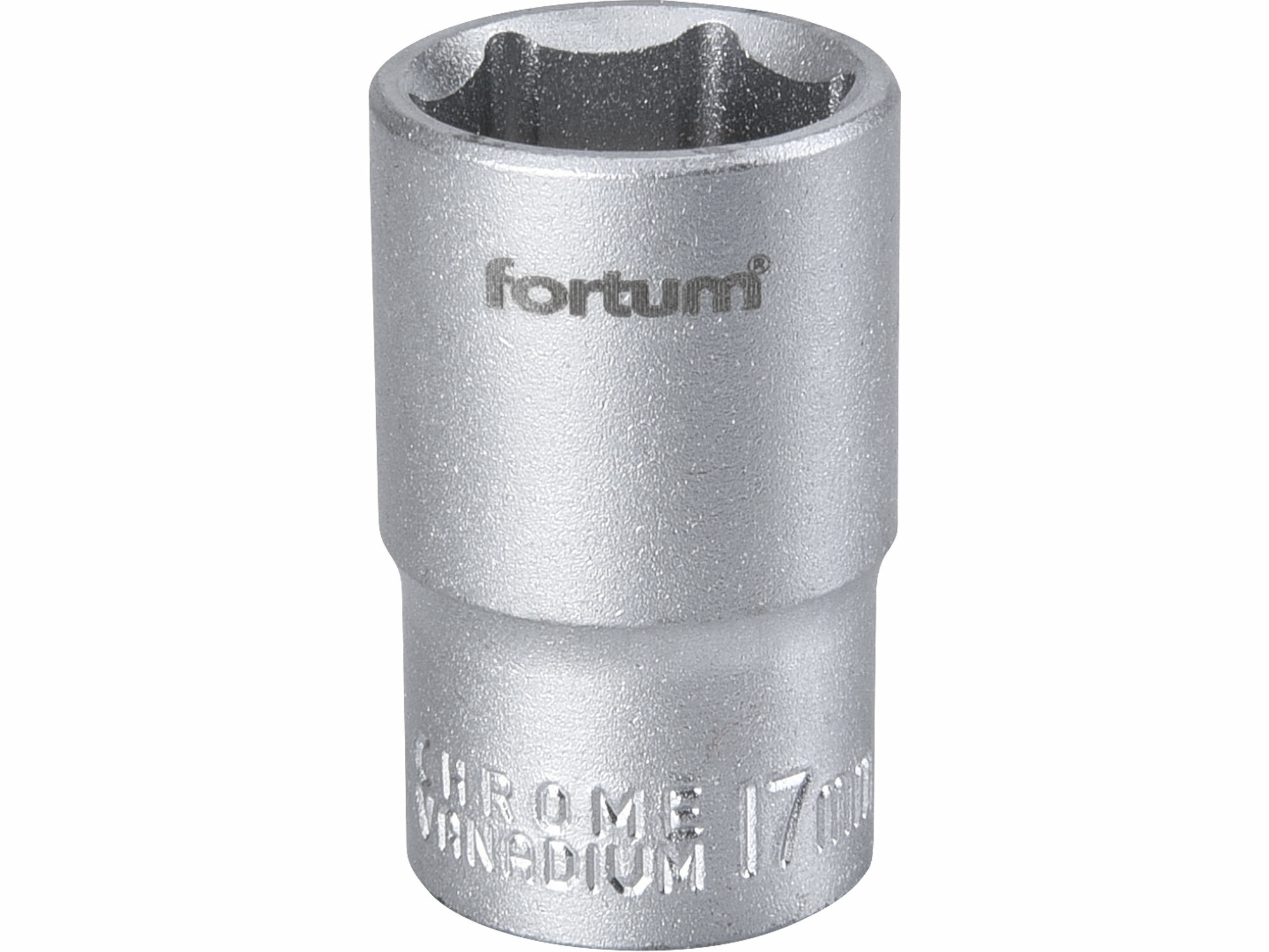 Hlavica nástrčná, 17mm, 1/2”, FORTUM
