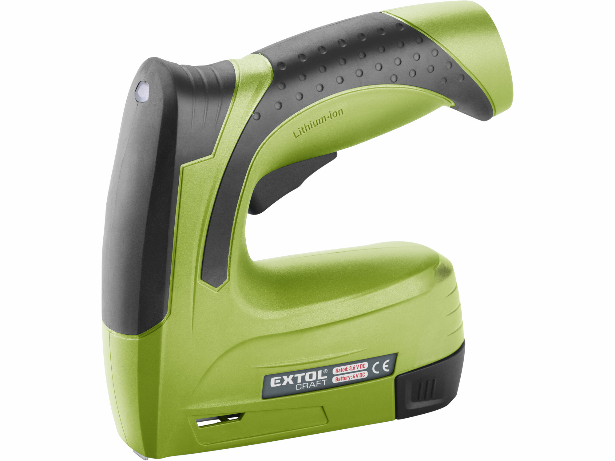 Sponkovačka / klincovačka akumulátorová, 3,6V, 1,3Ah Li-ion, EXTOL CRAFT