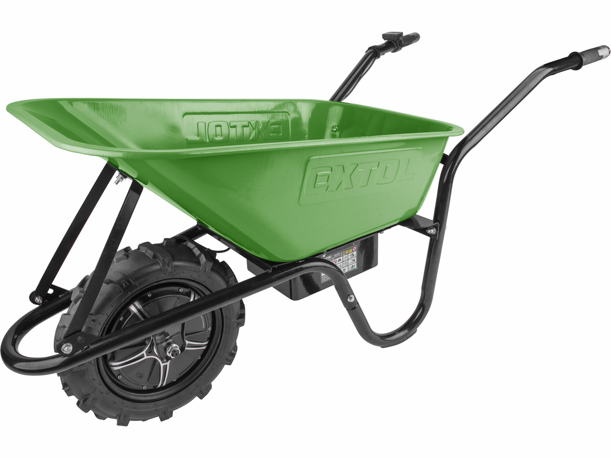 Fúrik na akumulátorový pohon, 80L, max. 150kg, olovený aku 24V/12Ah, EXTOL CRAFT