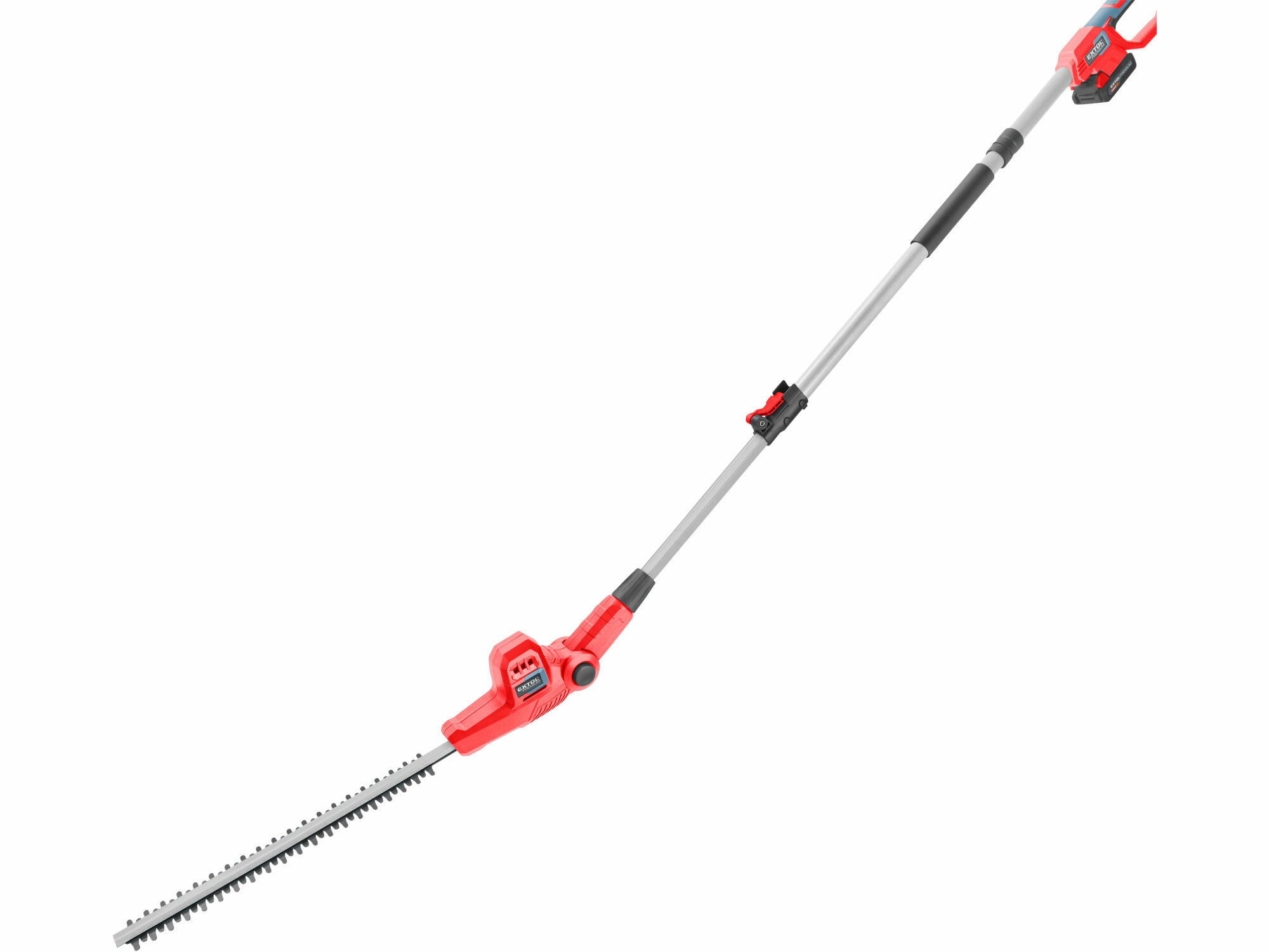Nožnice na živý plot teleskopické akumulátorové, GARDEN 20V/2Ah Li-ion, lišta 430mm, dĺžka 2,8m, max