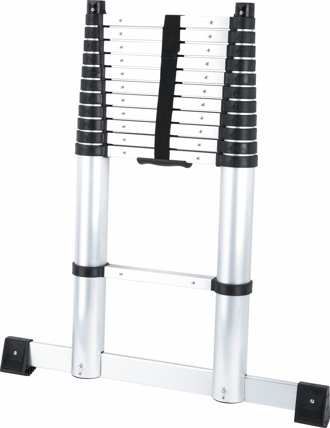 Rebrík teleskopický hliníkový 3,8m, max. 150kg, 12 stupienkov, EXTOL PREMIUM