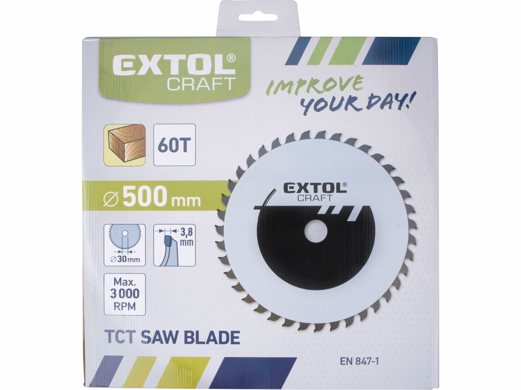 Kotúč pílový s SK plátkami, 500x3,0x30mm, 60Z