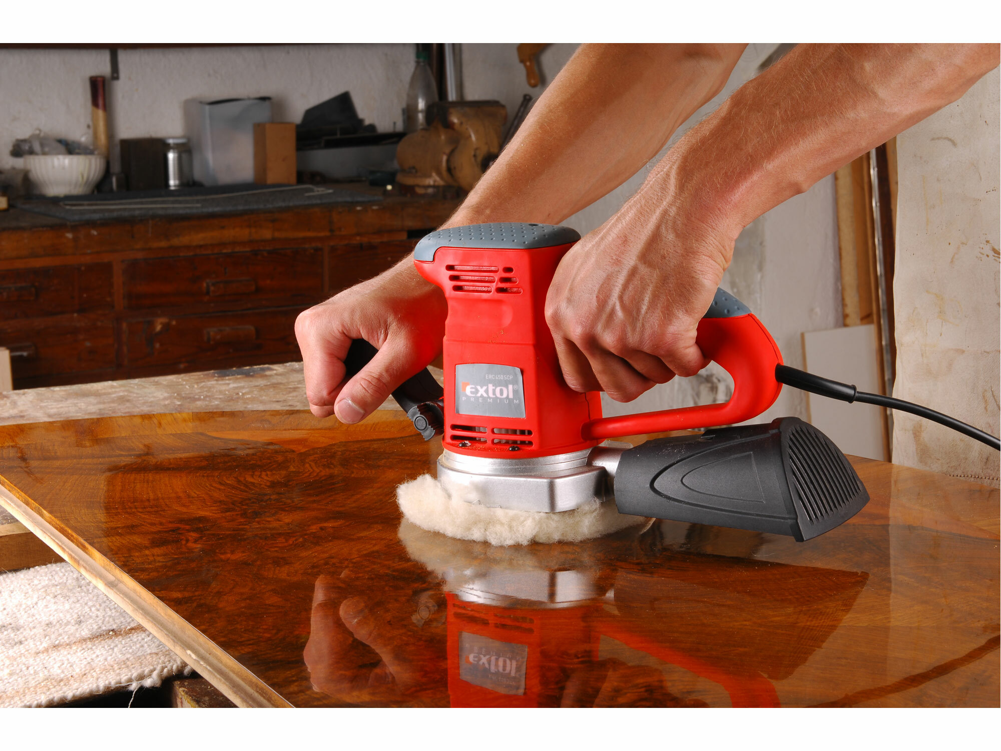 Brúska excentrická, príkon 450W, EXTOL PREMIUM