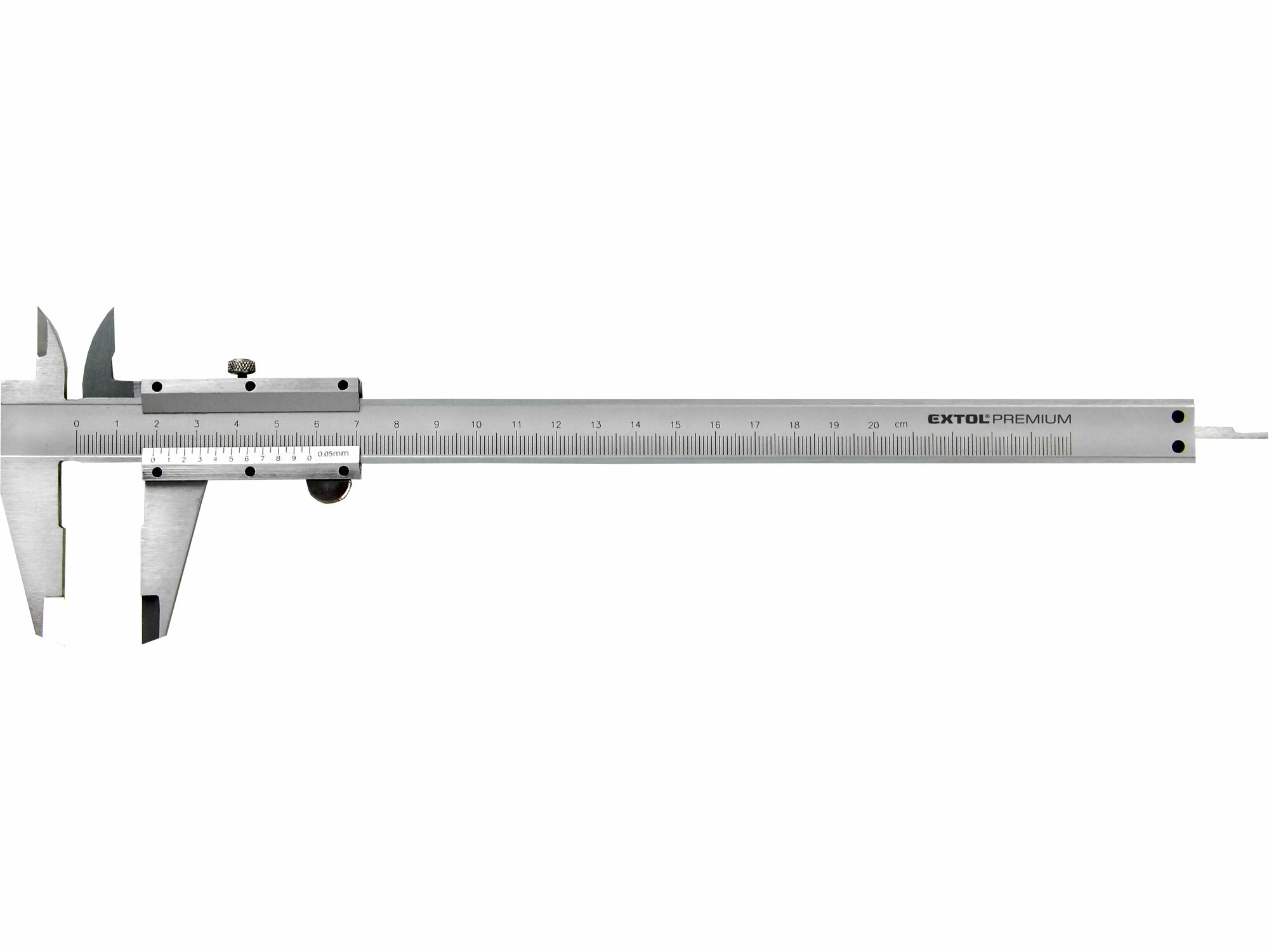 Meradlo posuvné kovové, 0-200mm, EXTOL PREMIUM