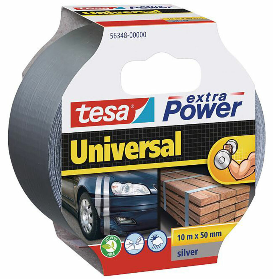 Páska 56348 sivá textilná extra pevná 10m x 50mm Tesa