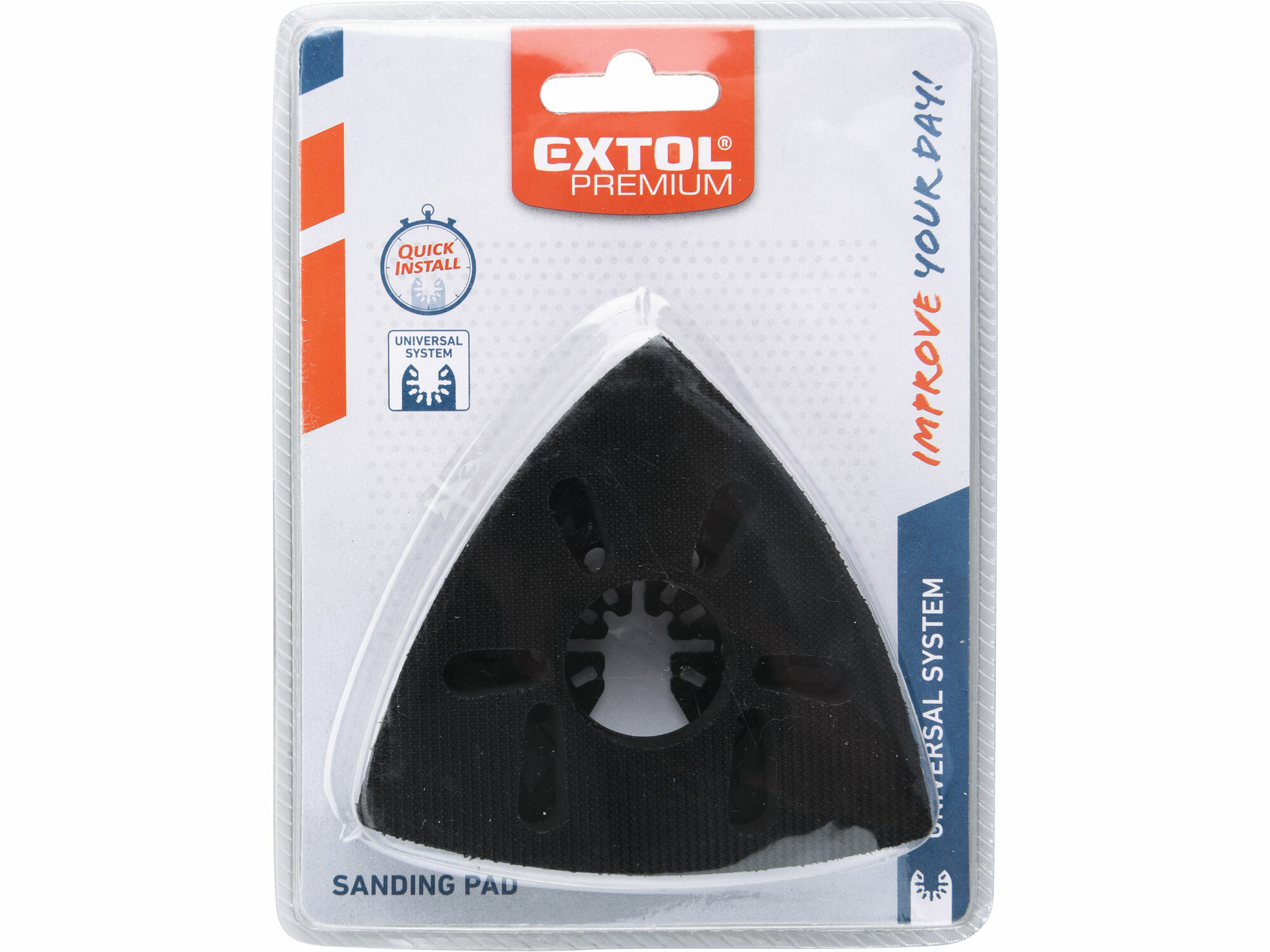 Držiak brúsnych delta výsekov 90mm, suchý zips, 6 odsávacích otvorov na 417200,417221