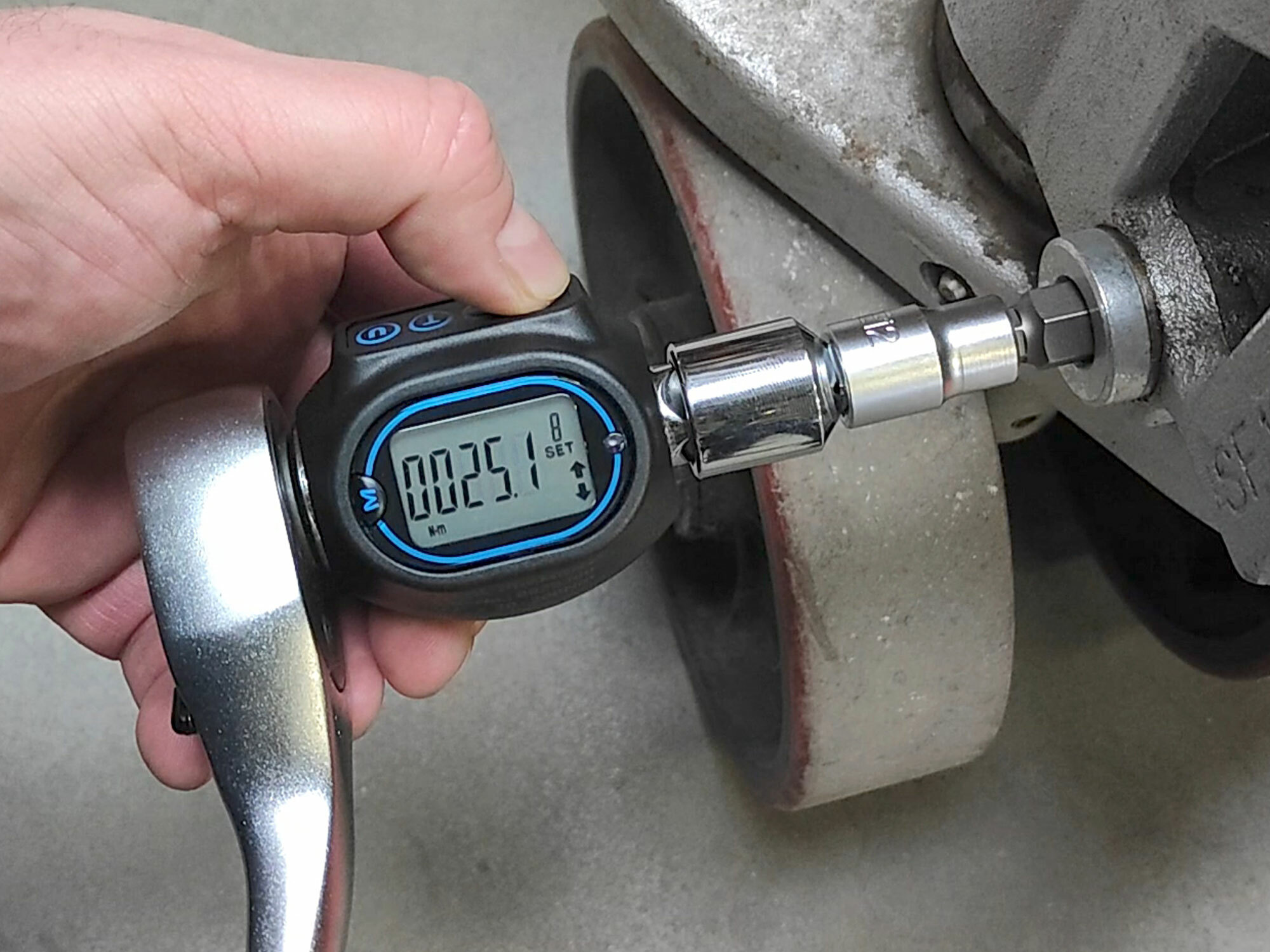 Adaptér momentový digitálny, 1/2", 20-200Nm, EXTOL PREMIUM