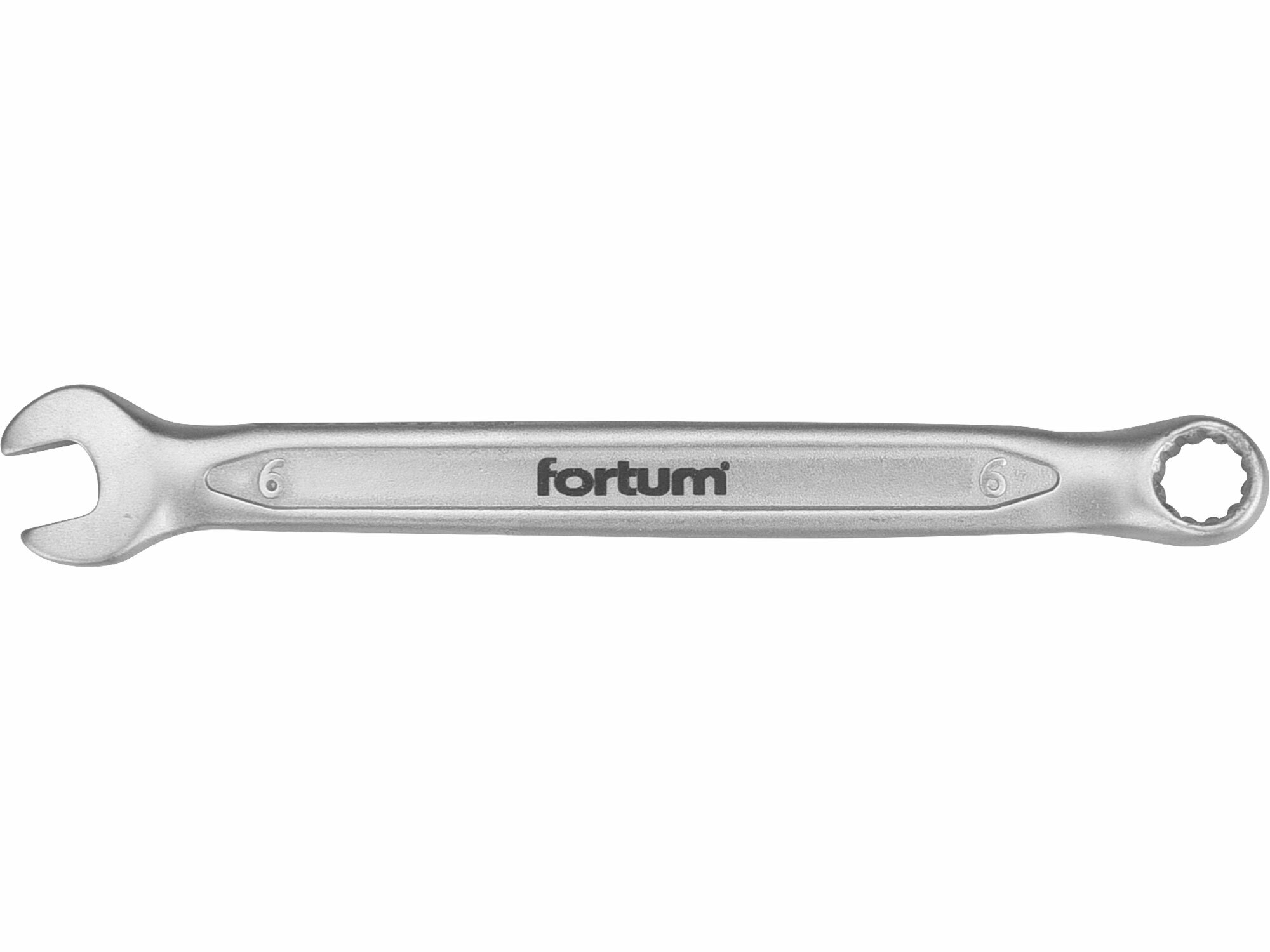 Kľúč očko-vidlicový, 6mm, FORTUM