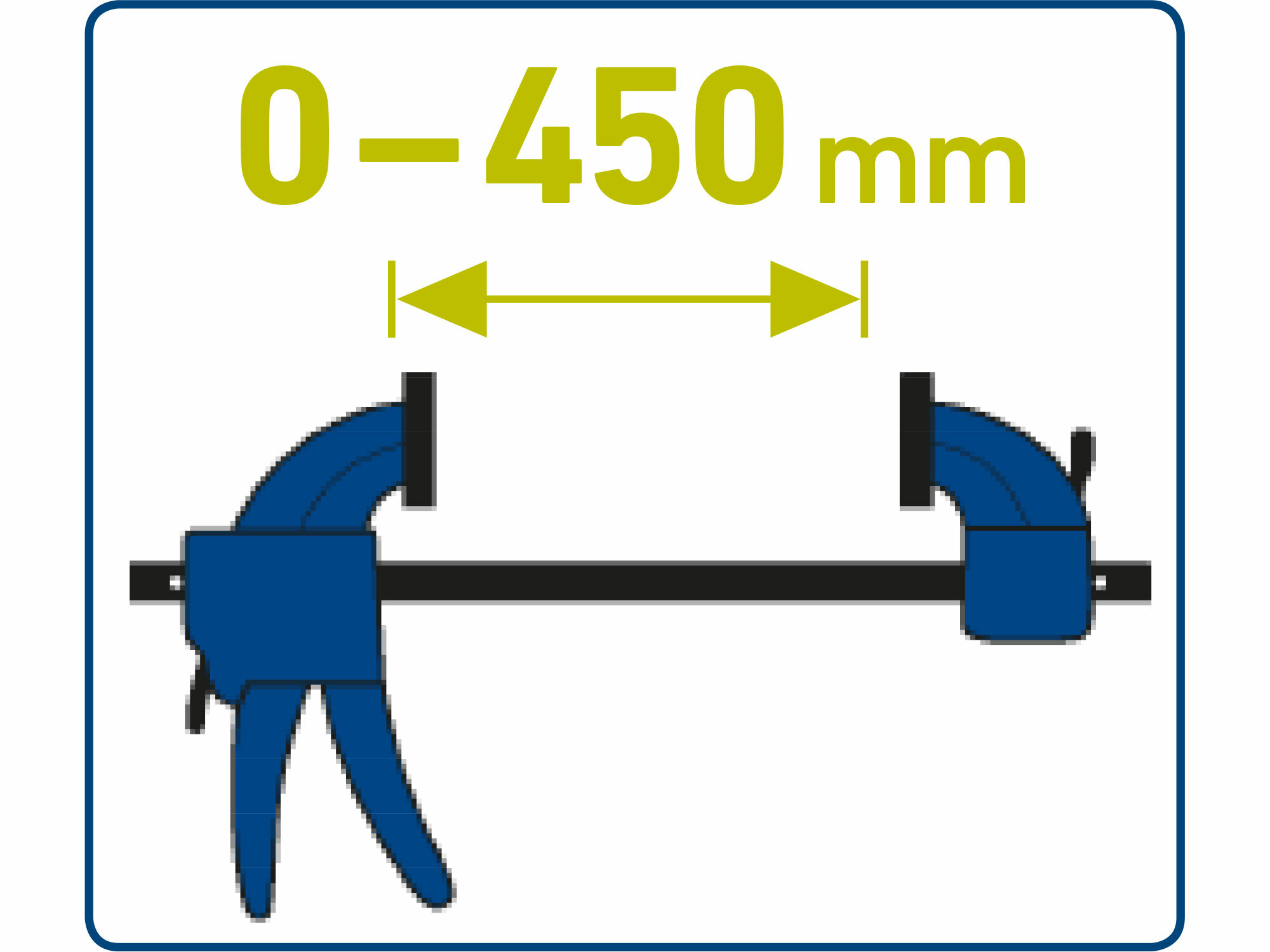 Svorka rýchloupínacia, 450mm