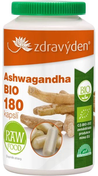 Ashwagandha BIO 180 kapsulí