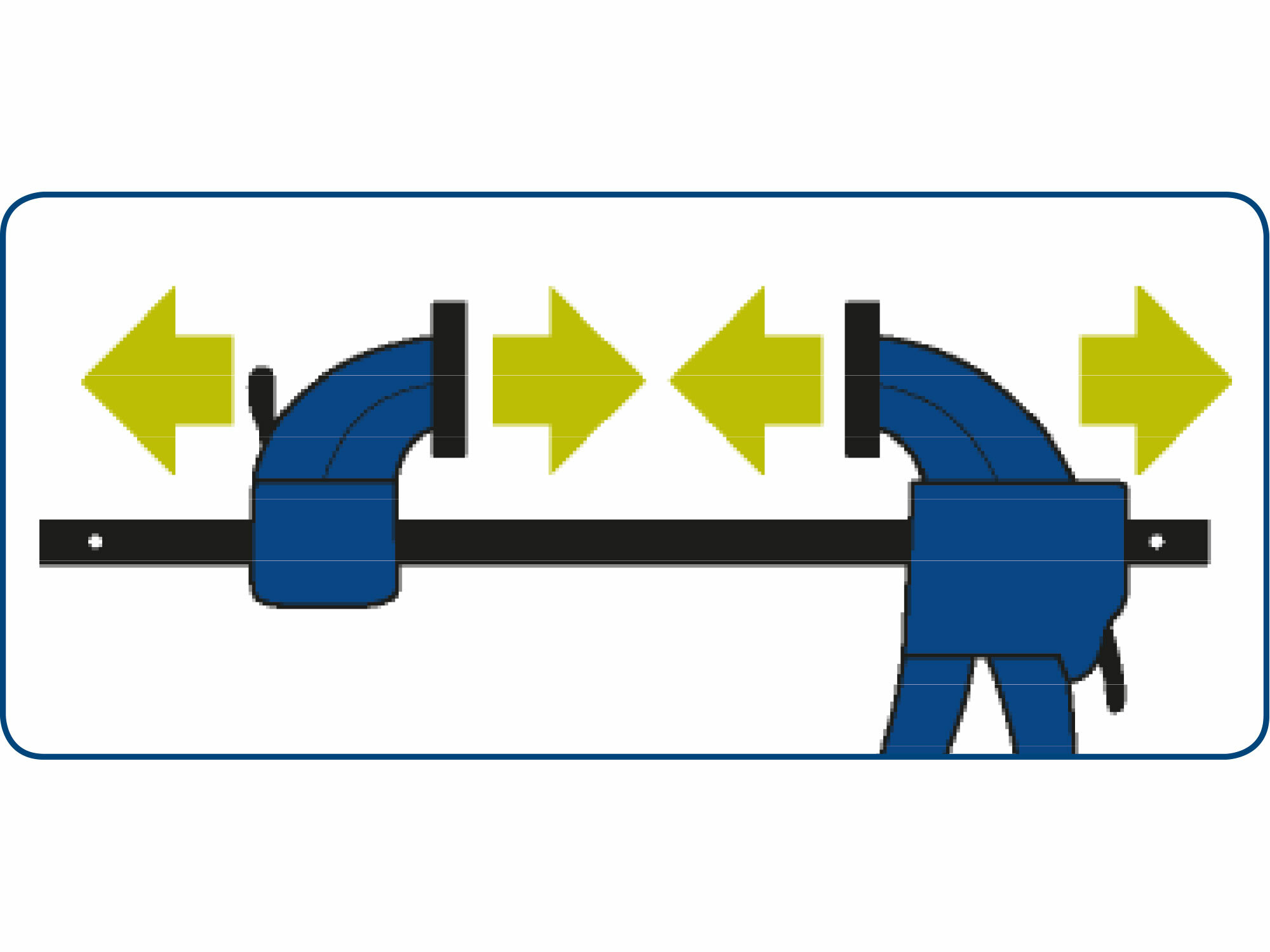 Svorka rýchloupínacia, 150mm
