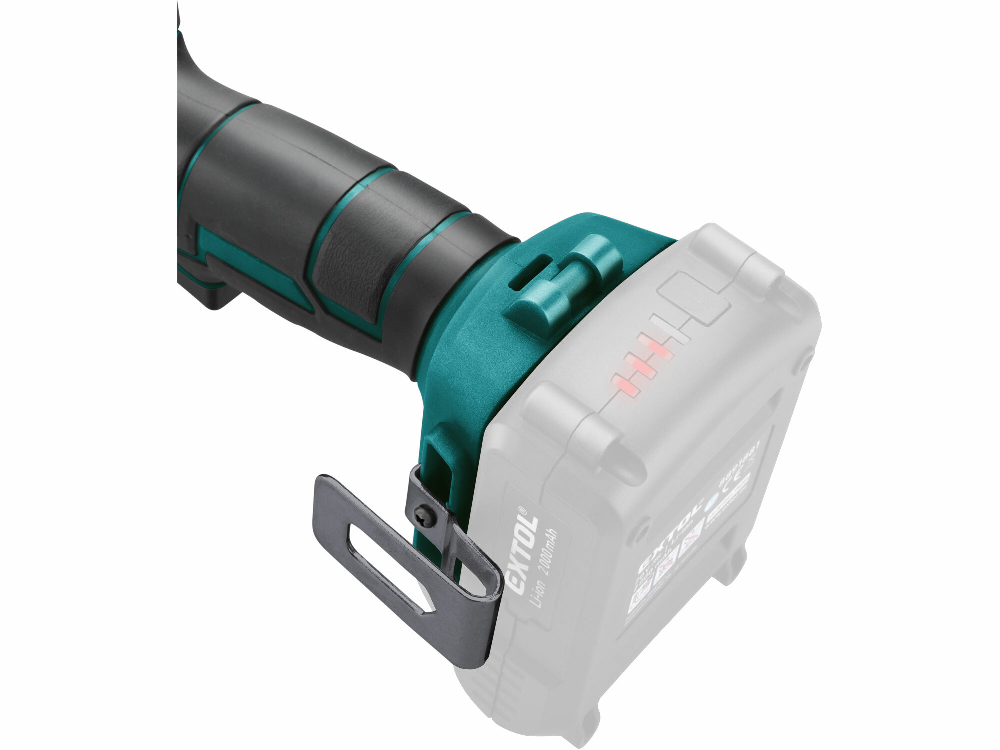 Uťahovač rázový aku Share20V, bez aku, 250Nm, bezuhlíkový motor, EXTOL INDUSTRIAL