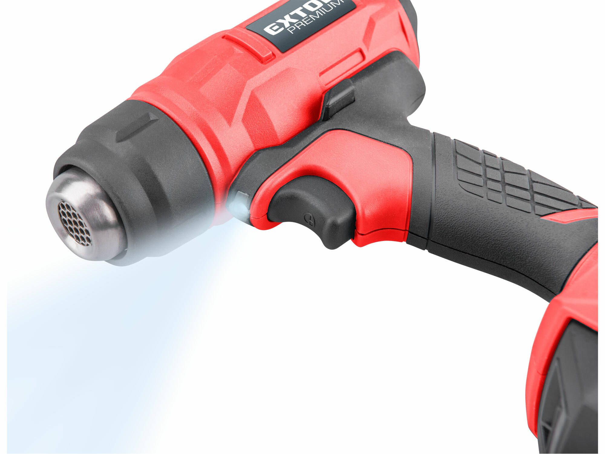 Pištoľ teplovzdušná aku Share20V, 1x2Ah, 550°C, EXTOL PREMIUM
