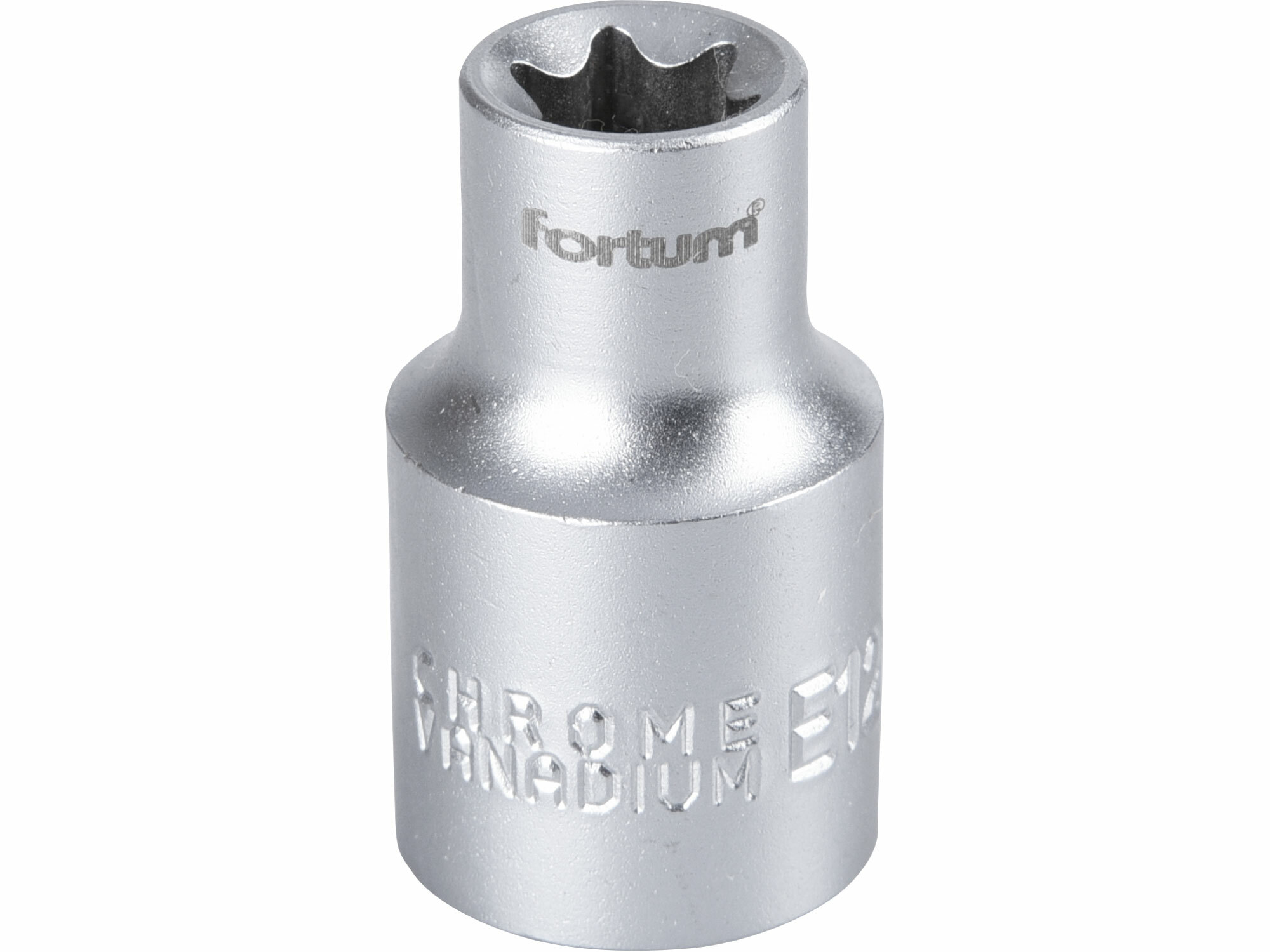 Hlavica nástrčná TORX, E12, 1/2”, FORTUM