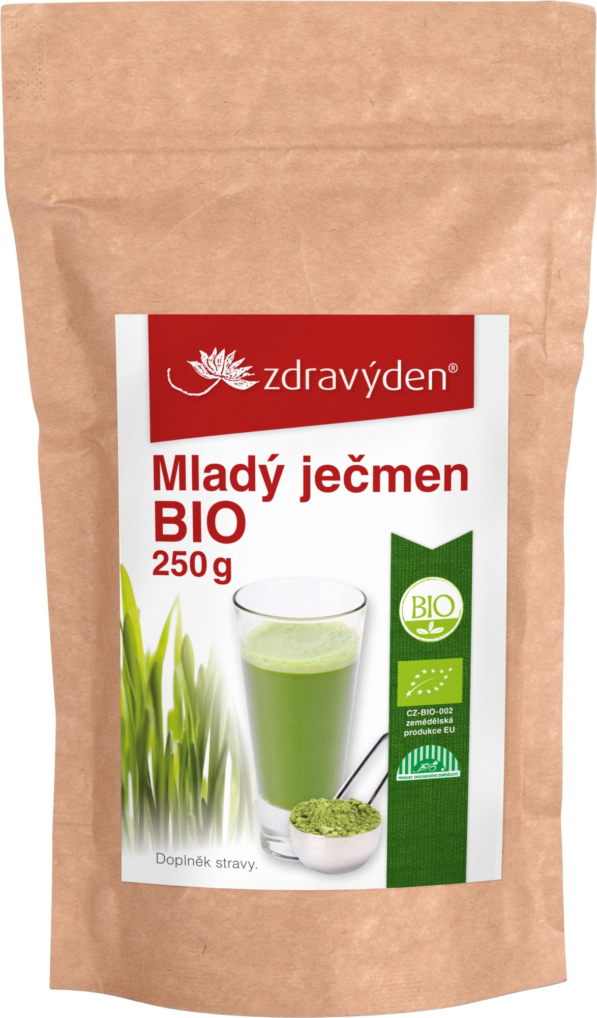 Mladý jačmeň BIO 250g
