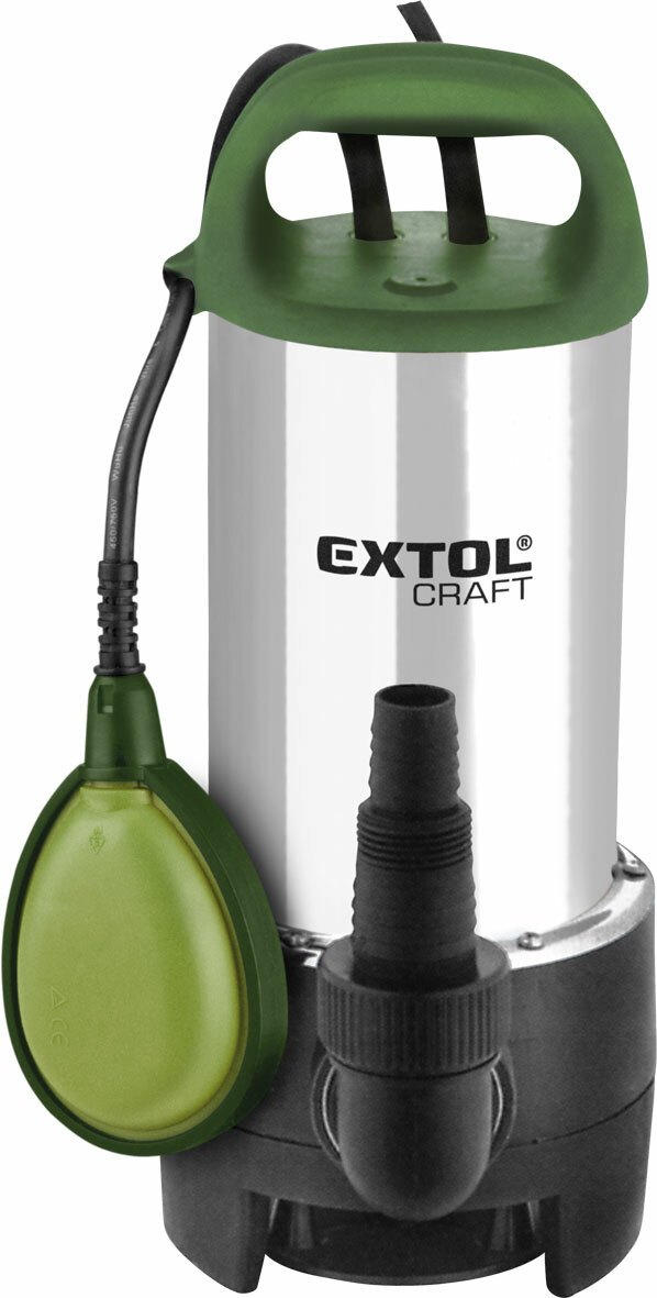 Čerpadlo ponorné antikorové, príkon 1100W, 15500l/hod, max. výtlak 11m, EXTOL CRAFT