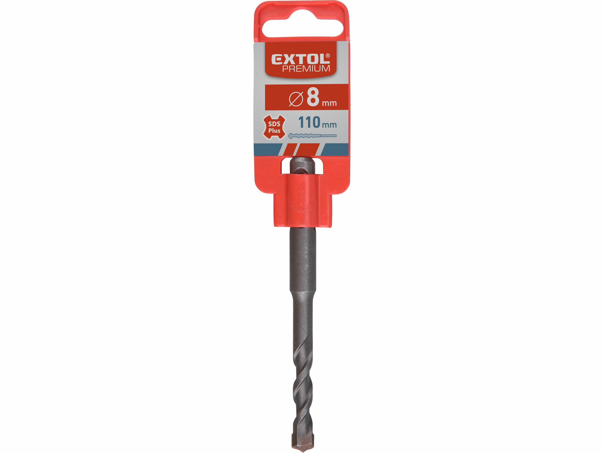 Vrták SDS-plus, Ø8x110mm, SK, EXTOL PREMIUM