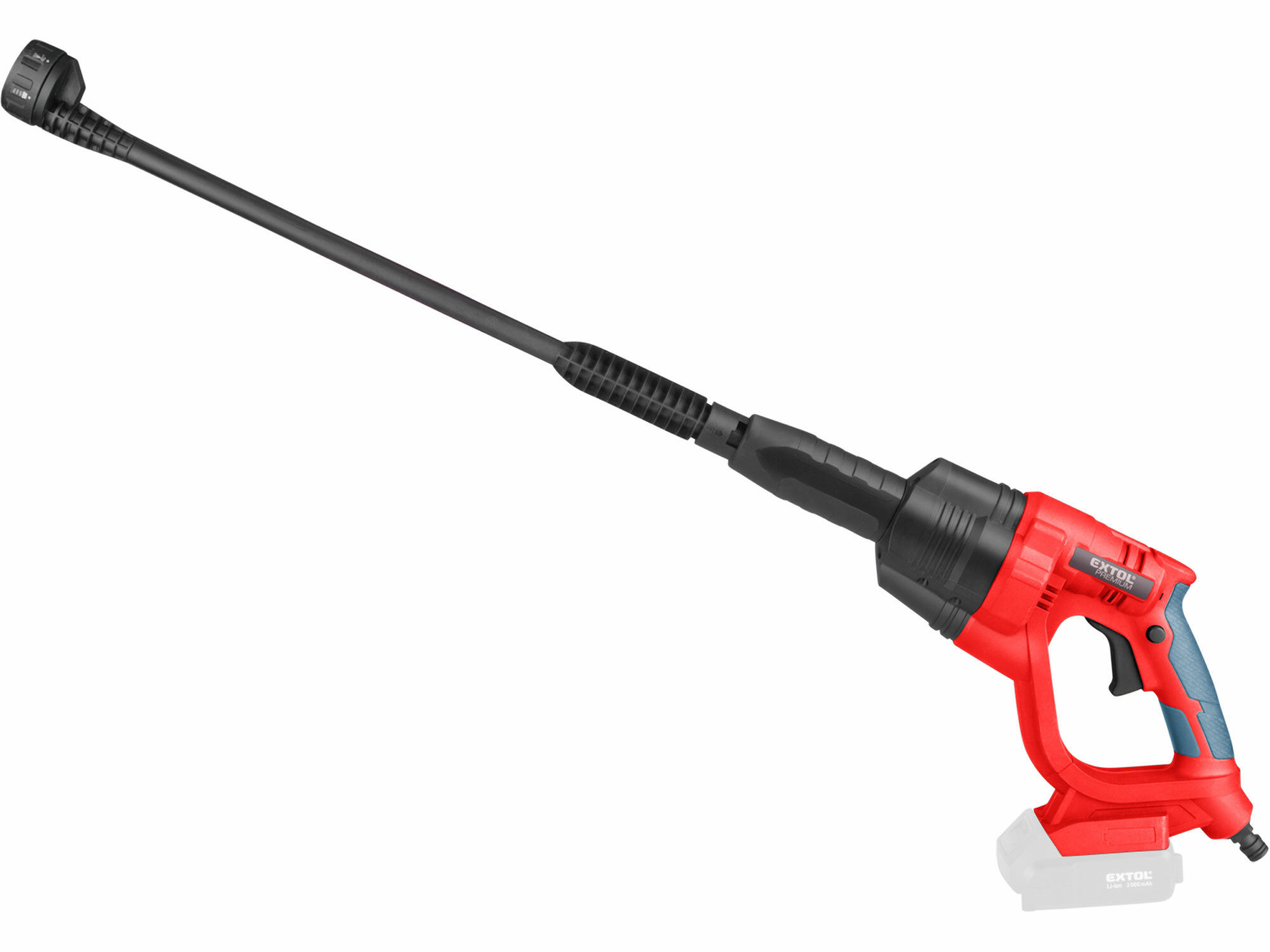 Čistič tlakový aku Share20V, bez aku, 22bar, 120 l/h, EXTOL PREMIUM