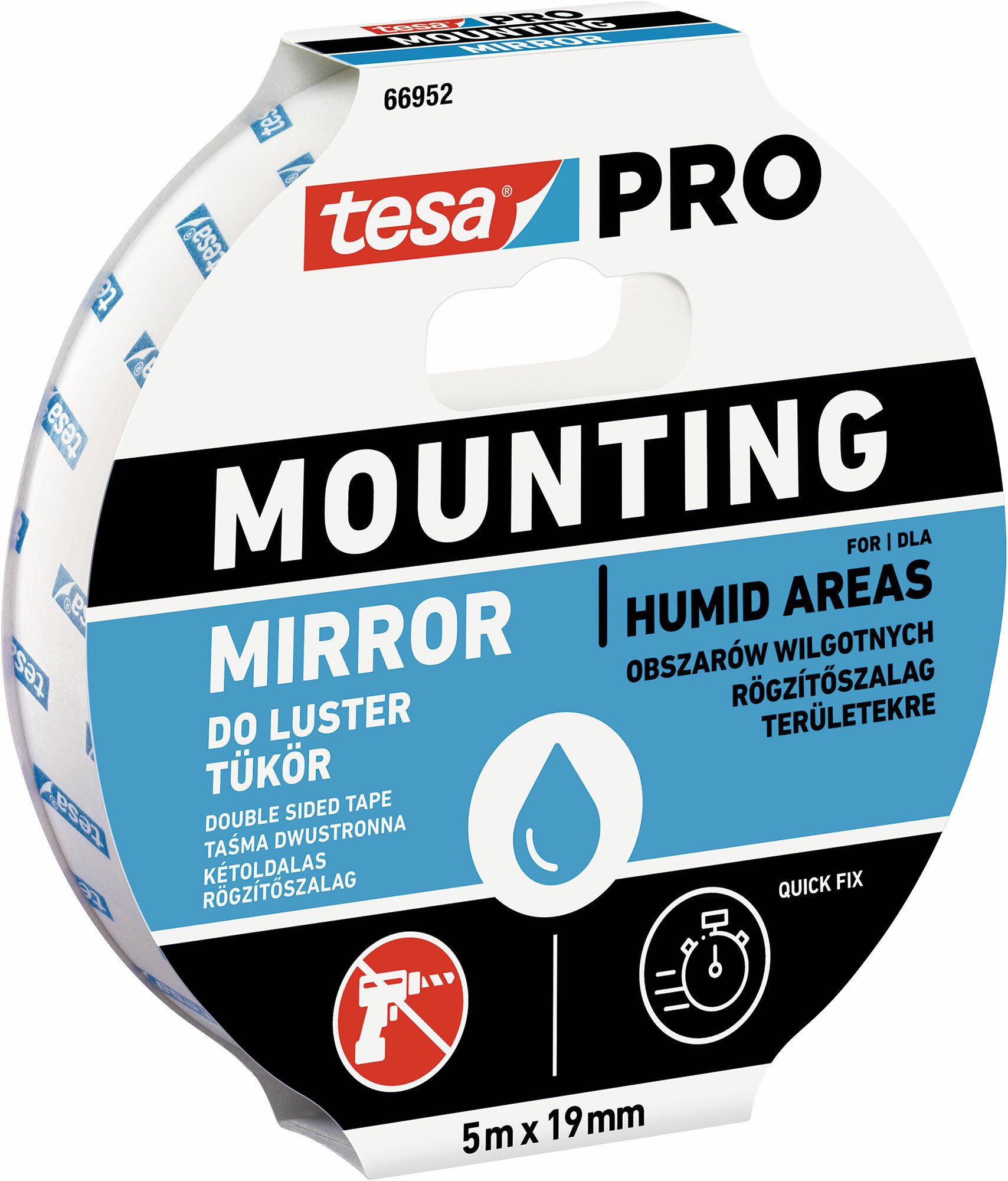 Páska 66952 montážna na zrkadlá 19mm x 5m Tesa