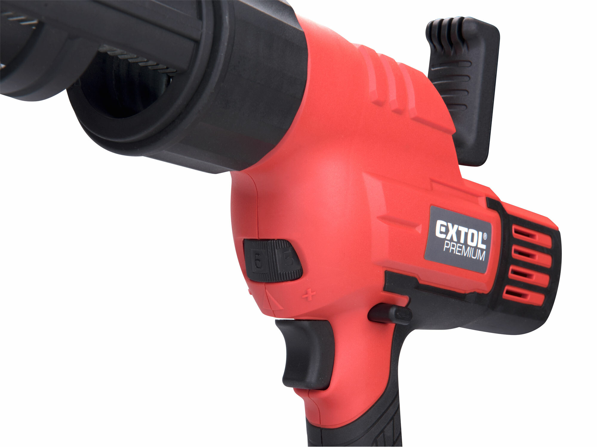 Pištoľ výtlačná aku Share20V, 1x 2Ah, 50-560mm/min, EXTOL PREMIUM