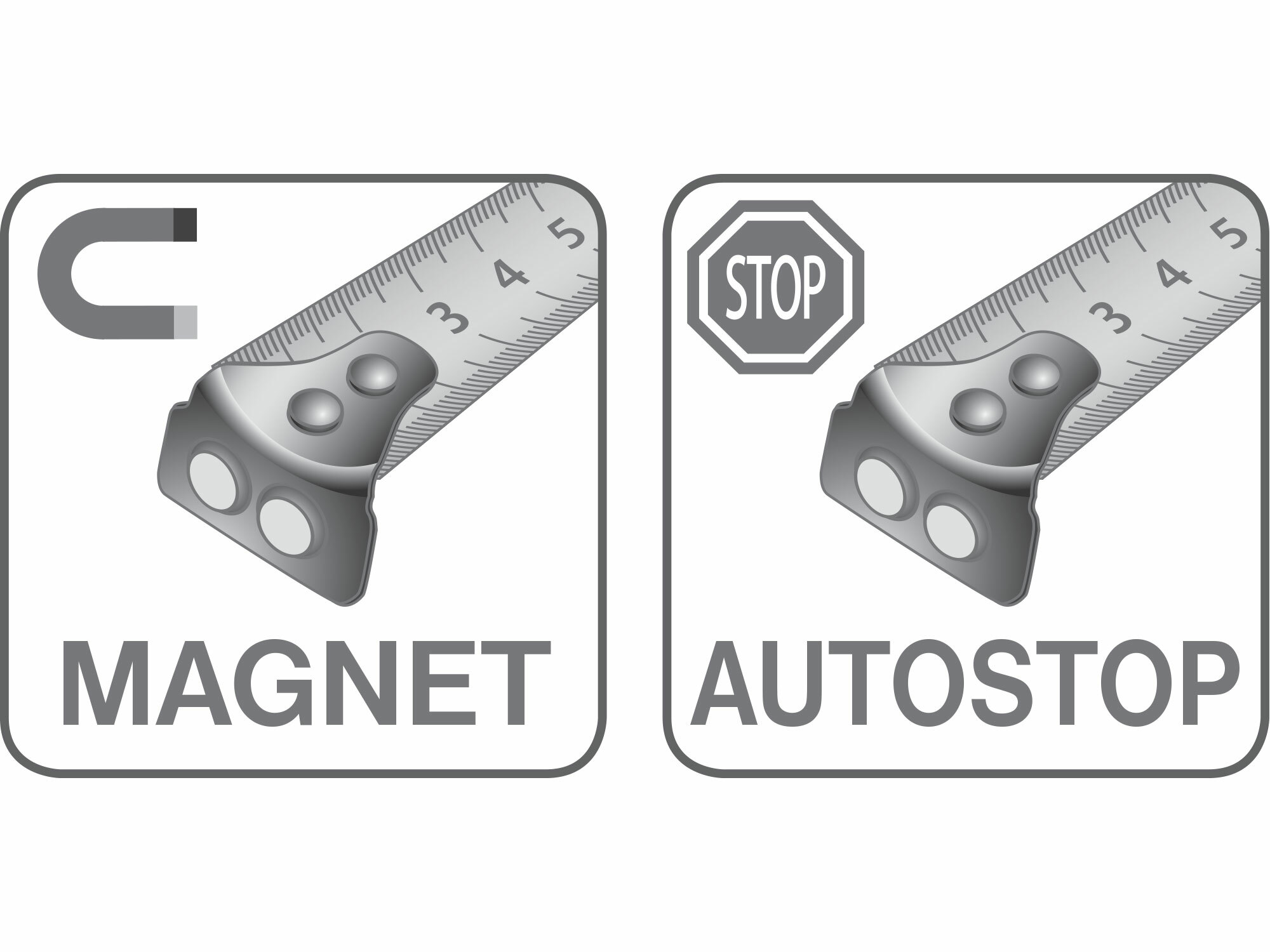 Meter zvinovací pogumovaný s magnetom, 5m/19mm, autostop, nylónová ochrana