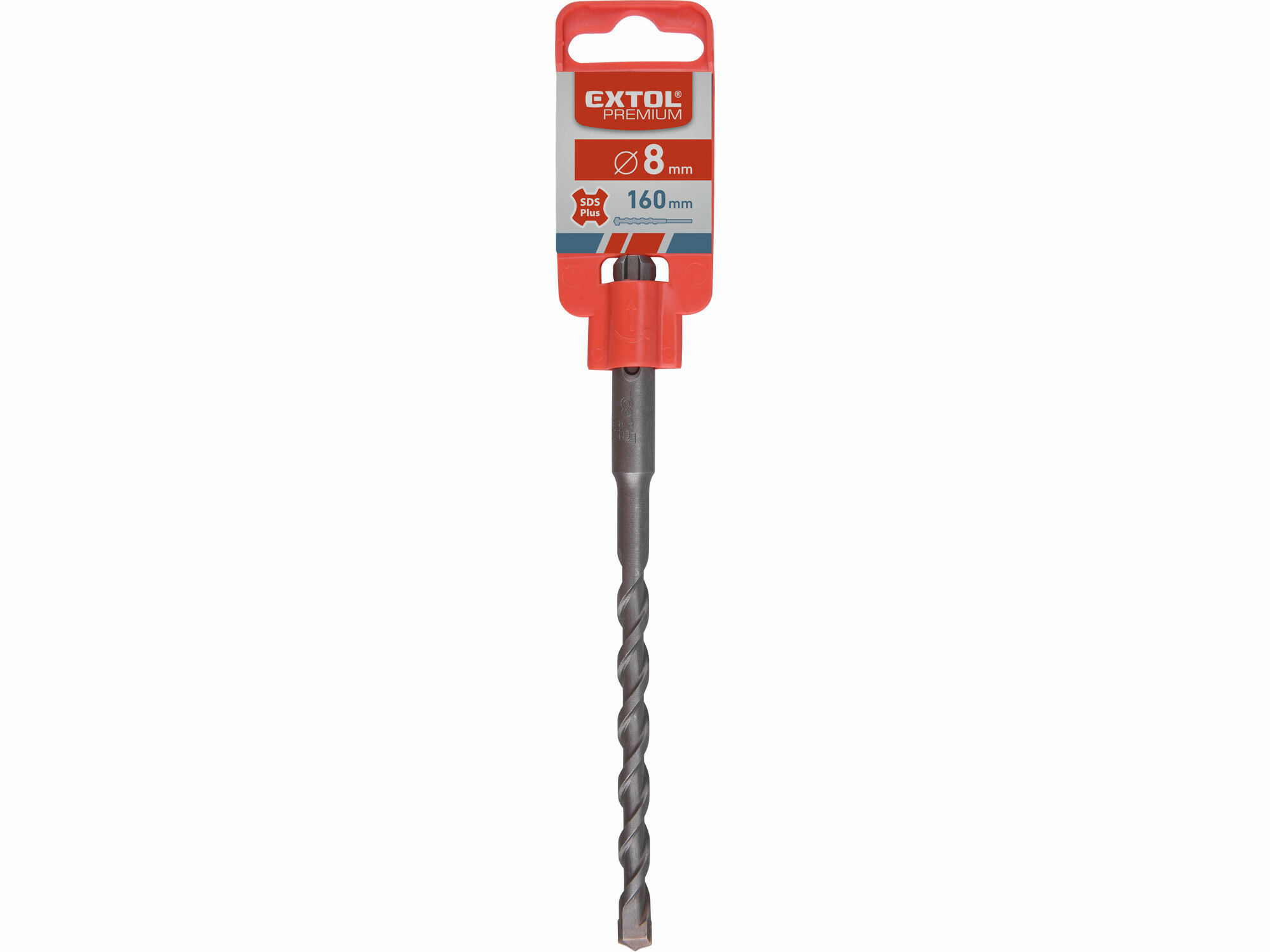 Vrták SDS-plus, Ø8x160mm, SK, EXTOL PREMIUM