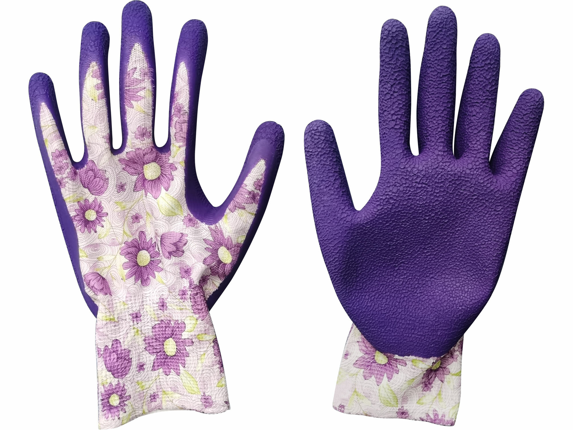 Rukavice polyesterové polomáčané v latexe, 8", EXTOL PREMIUM