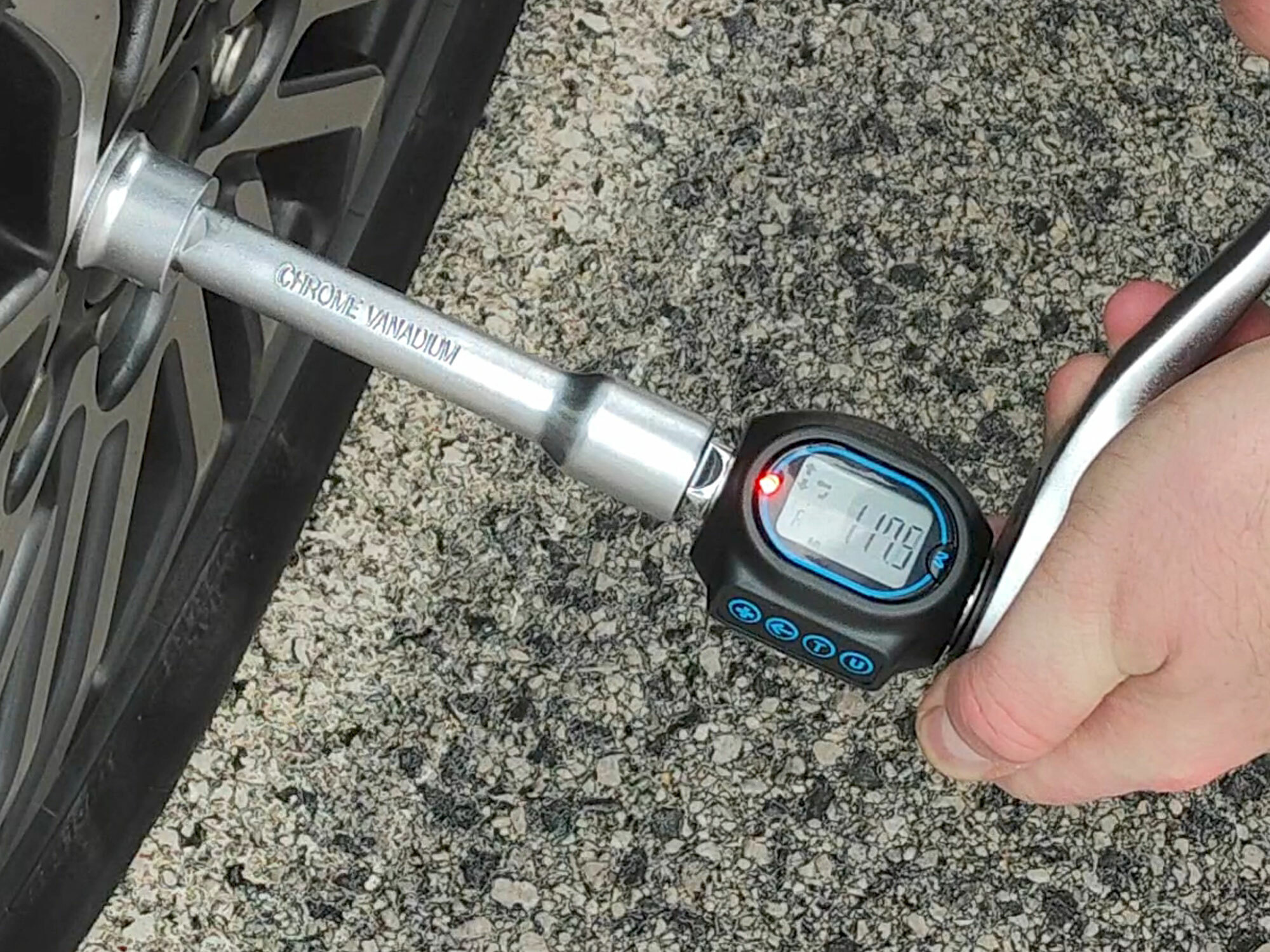 Adaptér momentový digitálny, 1/2", 20-200Nm, EXTOL PREMIUM