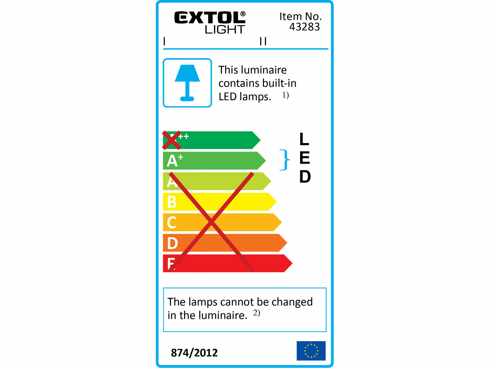 Svietidlo LED so stojanom, 2x30W LED, svietivosť 2x2400 lúmenov, EXTOL LIGHT