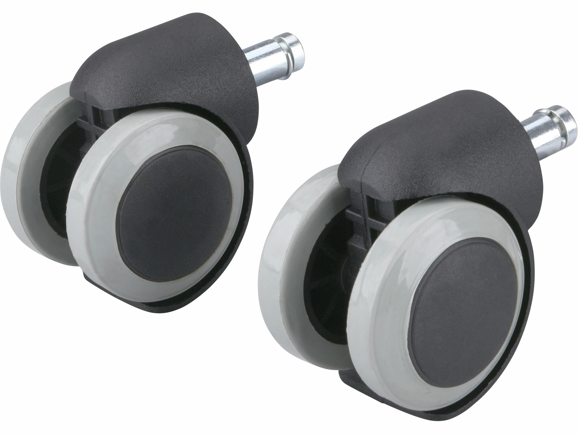 Kolieska otočné dvojité 2ks, Ø50mm, max. 25kg/1ks, EXTOL PREMIUM