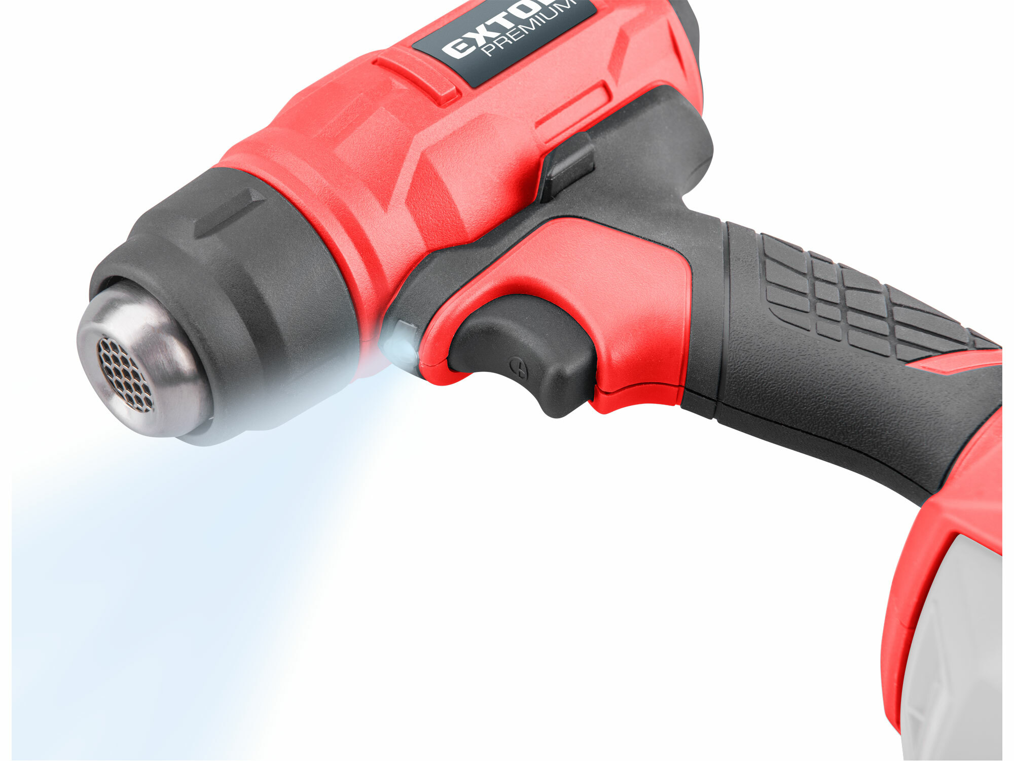 Pištoľ teplovzdušná aku Share20V, bez aku, 550°C, EXTOL PREMIUM