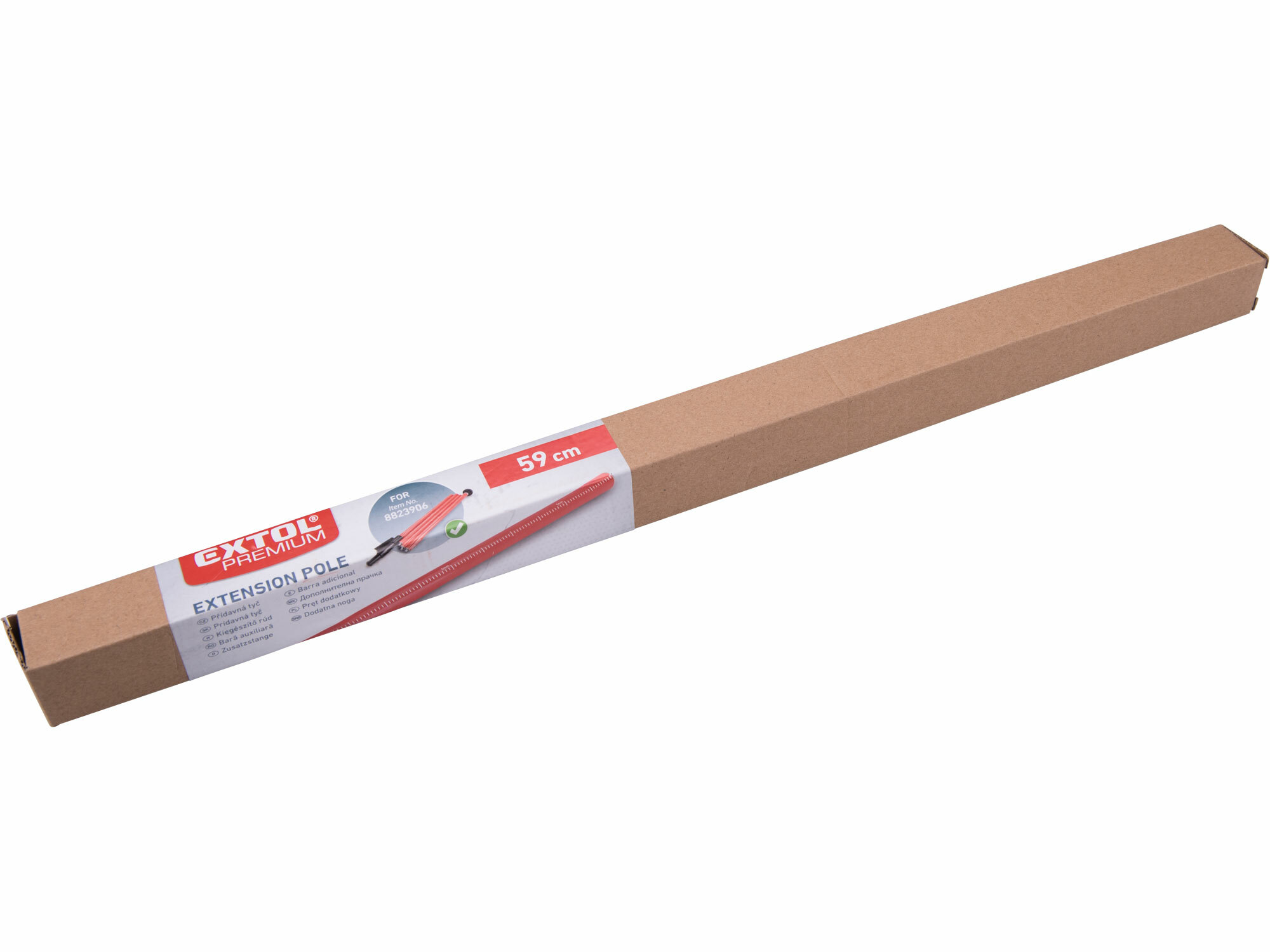 Tyč predlžovacia, 59cm, pre 8823906, EXTOL PREMIUM