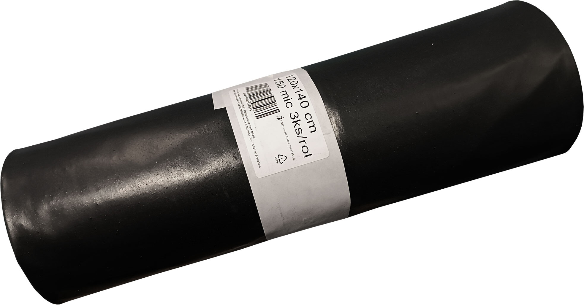Vrecia na odpad čierne 240l 3ks 120x140cm  hr. 150µm