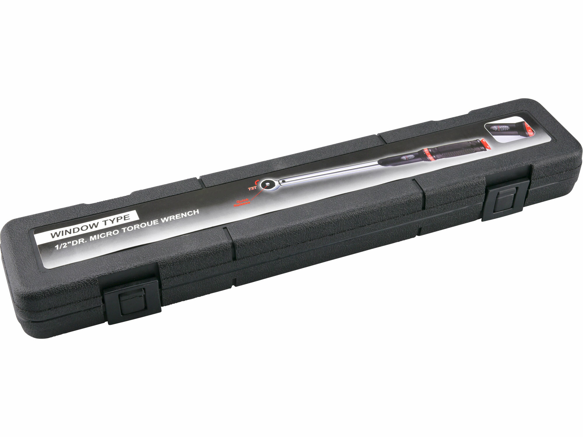 Kľúč momentový so stupnicou, 1/2", 40-200Nm, dĺžka 490mm, FORTUM