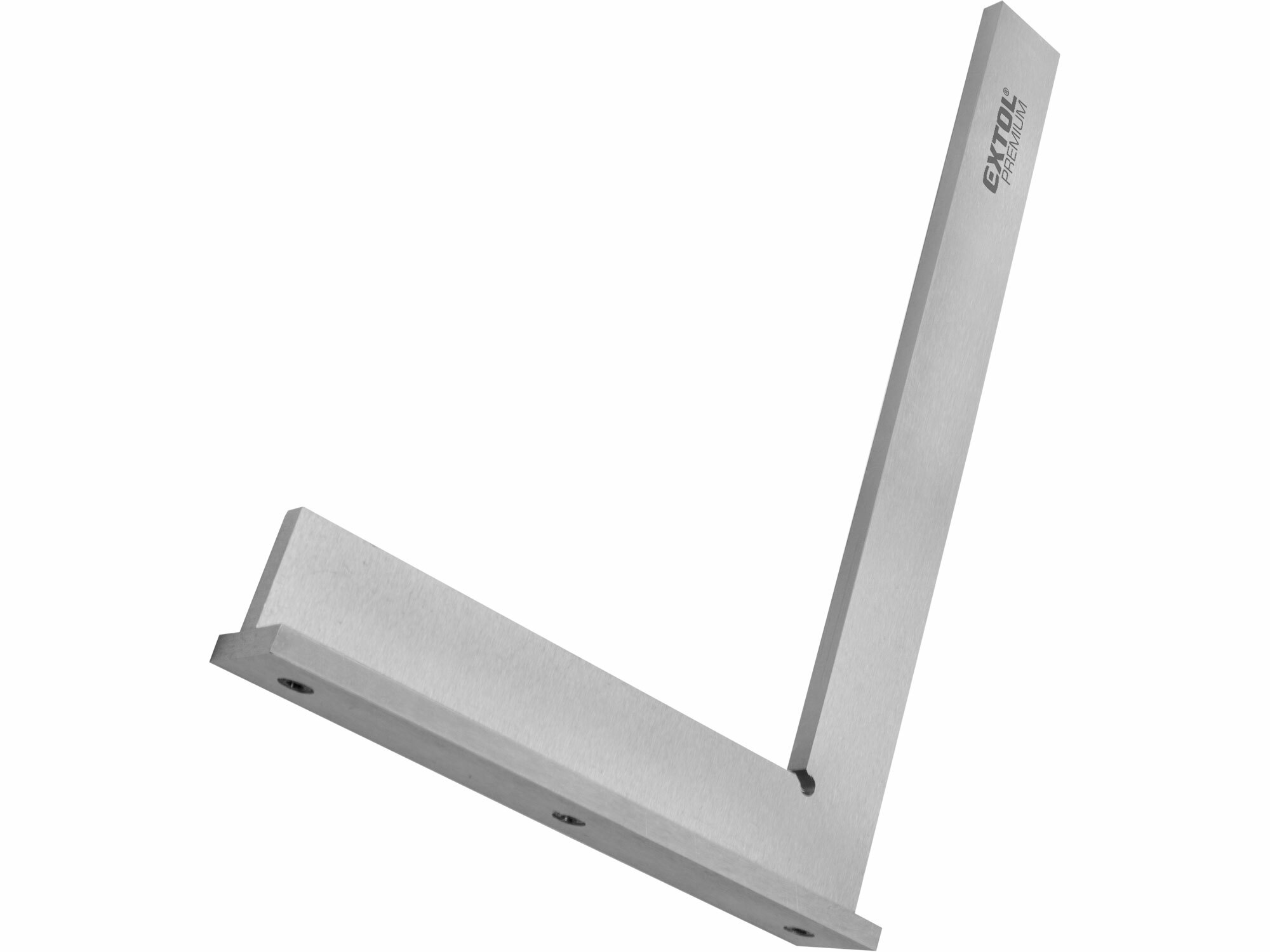 Uholník zámočnícky s príložníkom, 250x160x5mm, oceľový, oceľ, EXTOL PREMIUM