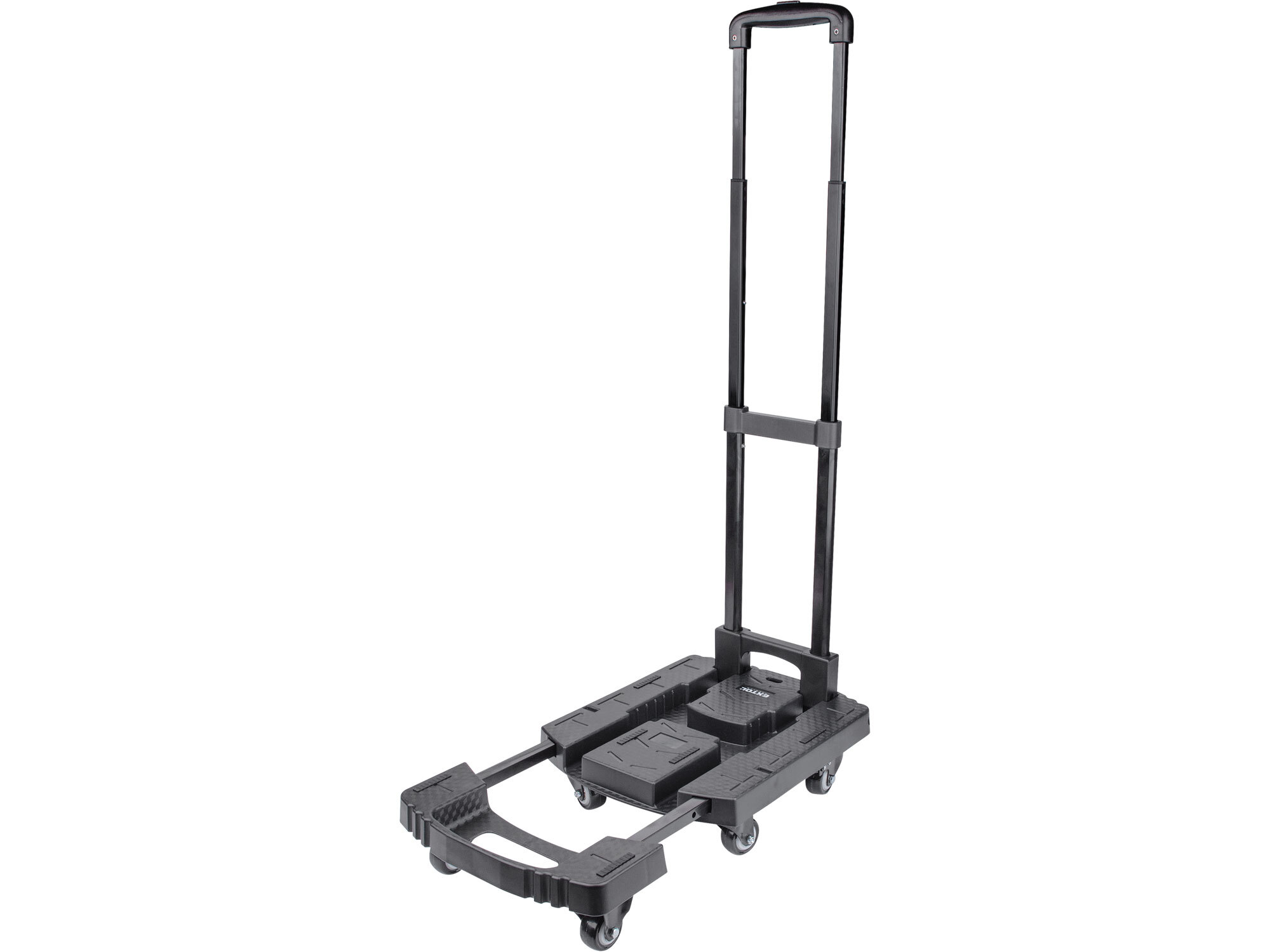 Vozík skladací plošinový, nosnosť 200kg, max. ložná plocha 60x32cm, 6 koliesok