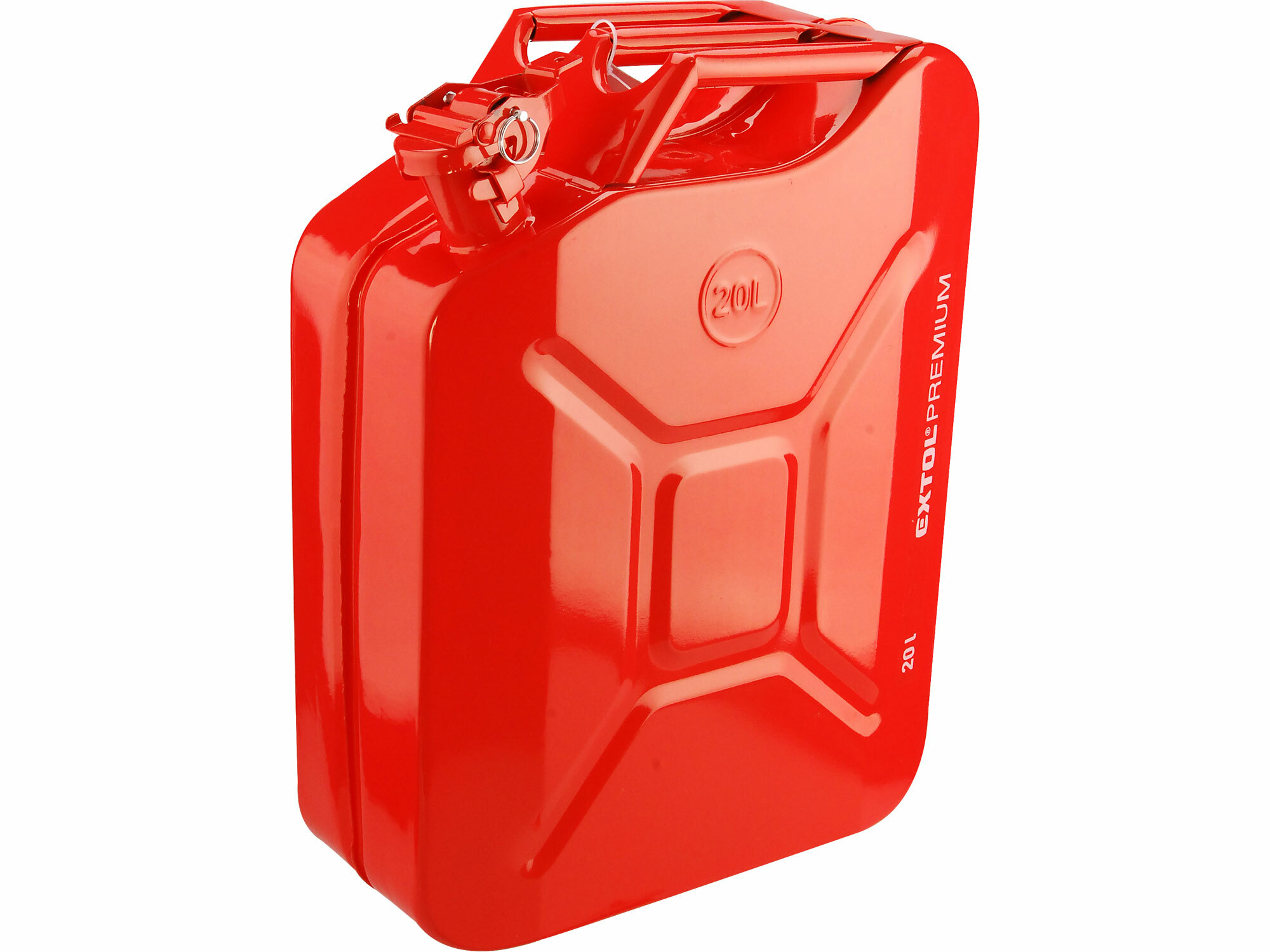 Kanister oceľový na palivo 20l, EXTOL PREMIUM