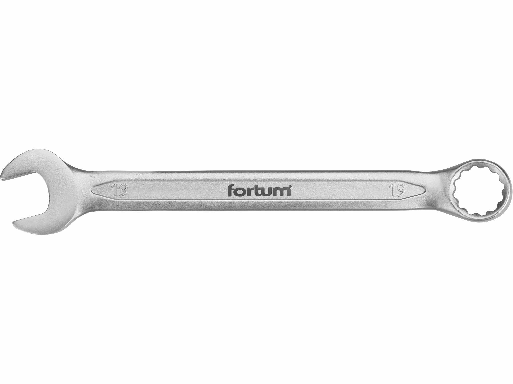 Kľúč očko-vidlicový, 19mm, FORTUM