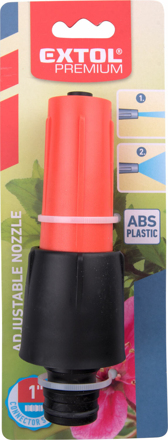 Postrekovač záhradný plastový, 1", ABS, EXTOL PREMIUM