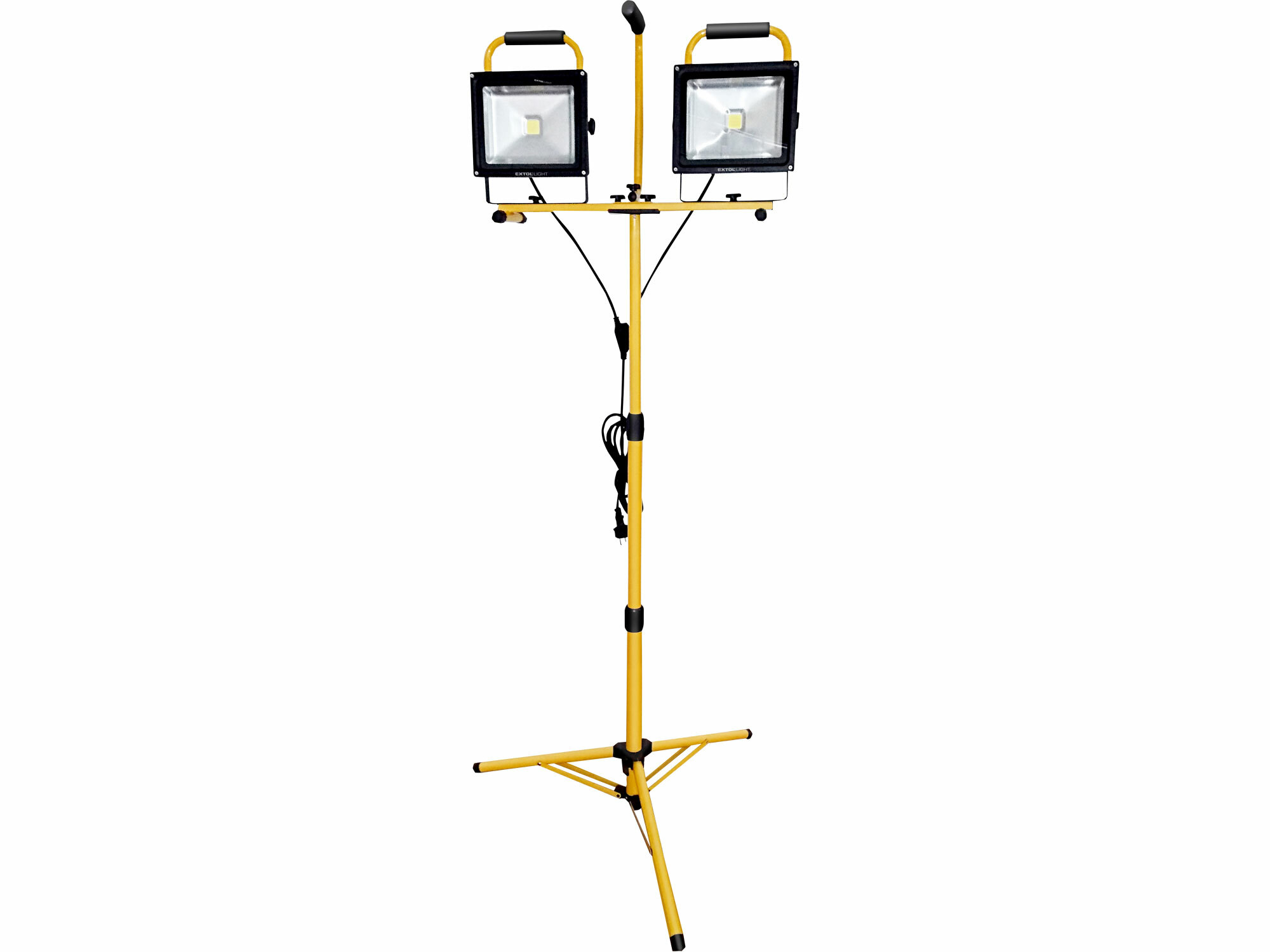 Svietidlo LED so stojanom, 2x30W LED, svietivosť 2x2400 lúmenov, EXTOL LIGHT