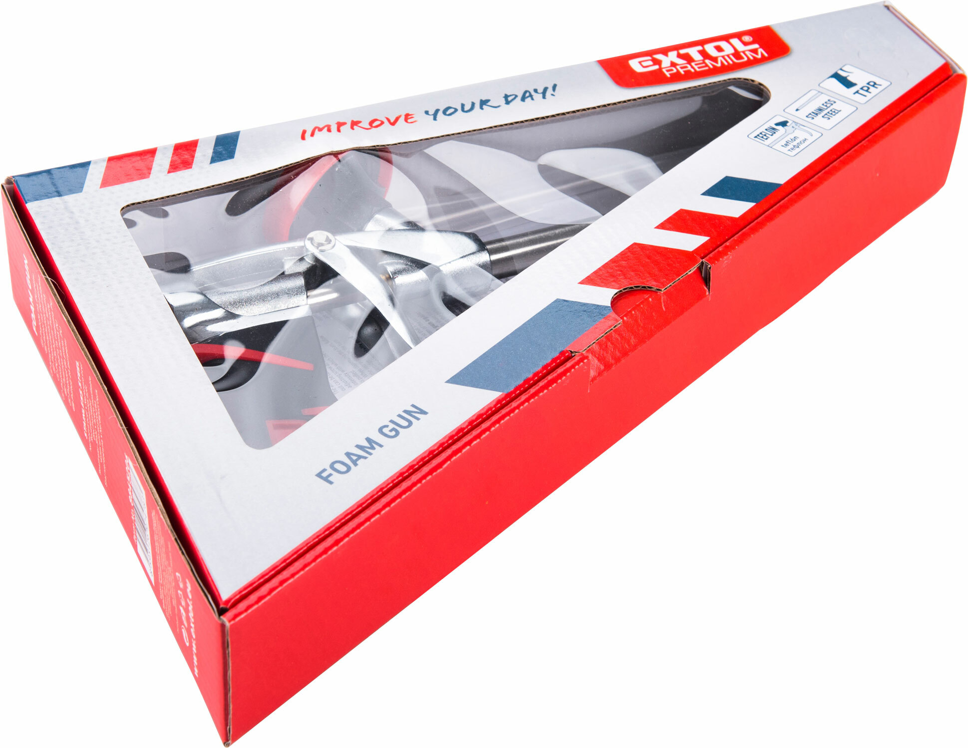Pištoľ na aplikáciu polyuretánovej peny, EXTOL PREMIUM