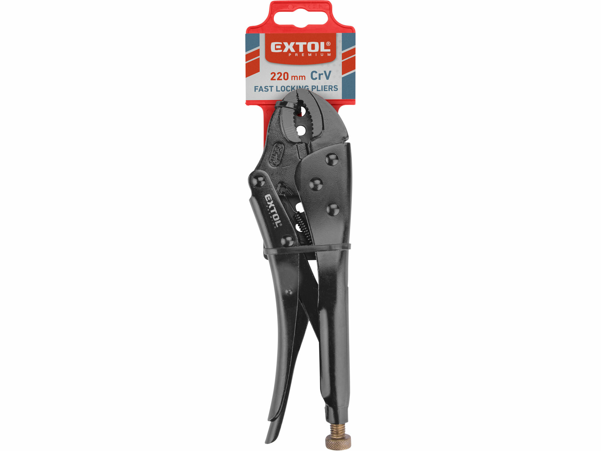 Kliešte rýchloupínacie, 220mm, EXTOL PREMIUM