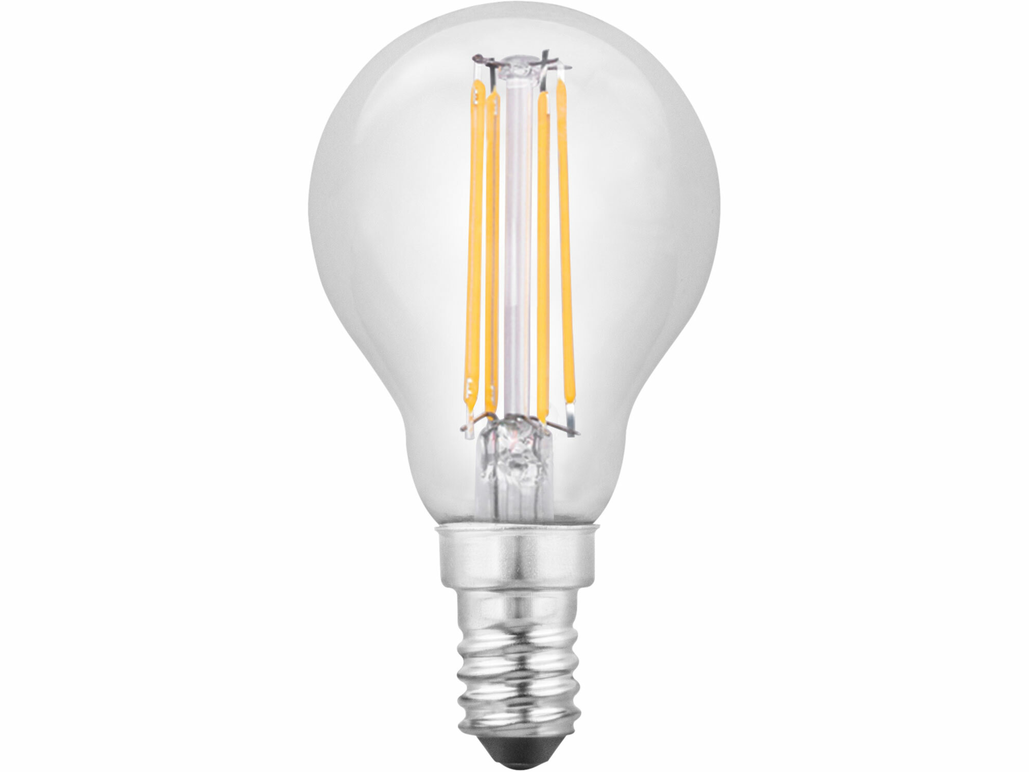 Žiarovka LED číra, 4W, 400lm, E14