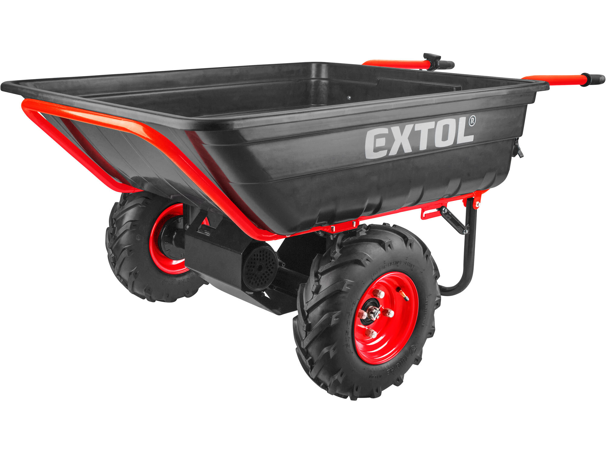 Fúrik dvojkolesový na aku pohon, 1x 40V/6Ah, 225l, max. 400kg, EXTOL PREMIUM