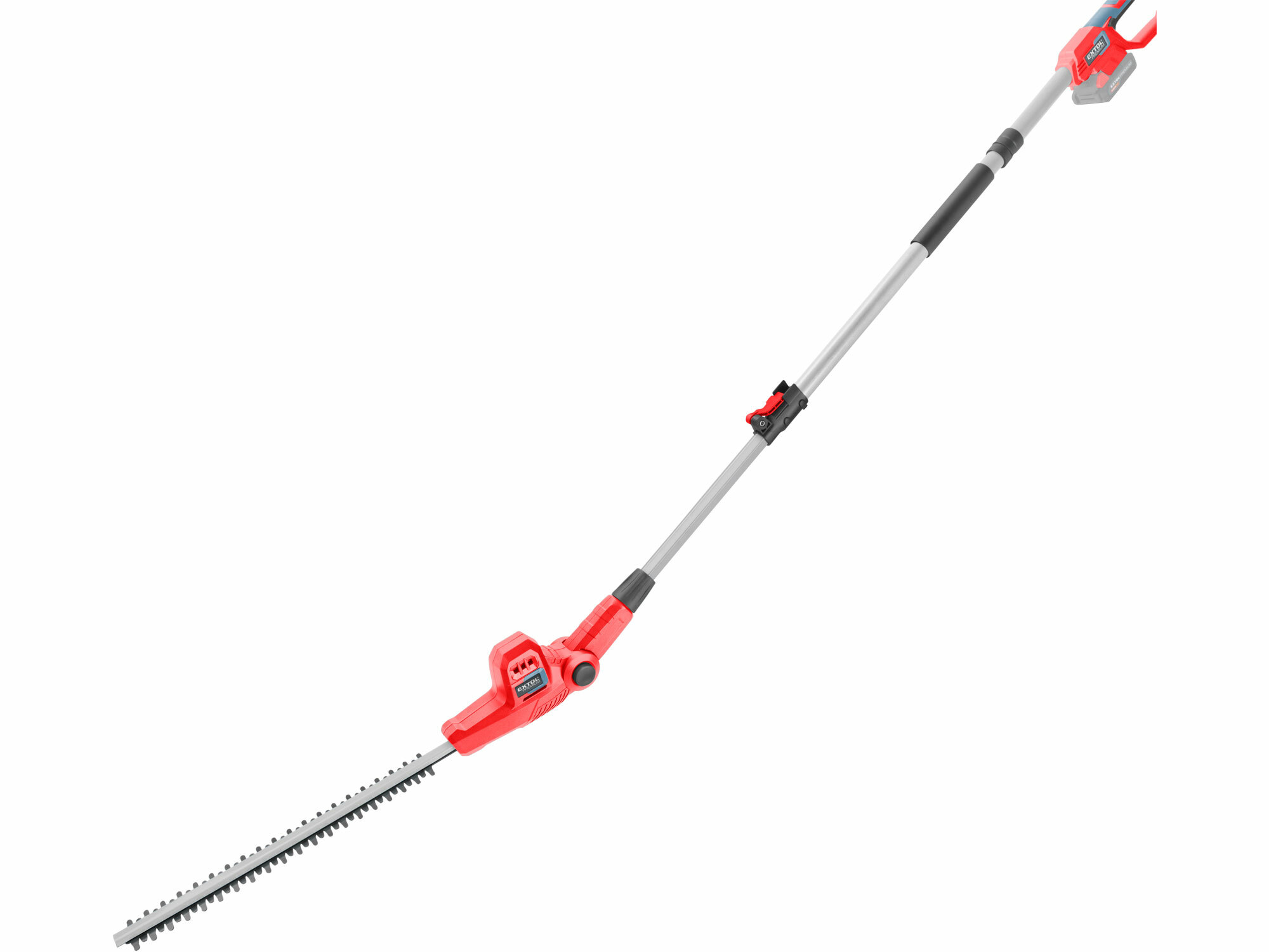 Nožnice na živý plot teleskopické akumulátorové, Garden 20V, bez aku a nabíjačky, dĺžka 278cm, EXTOL
